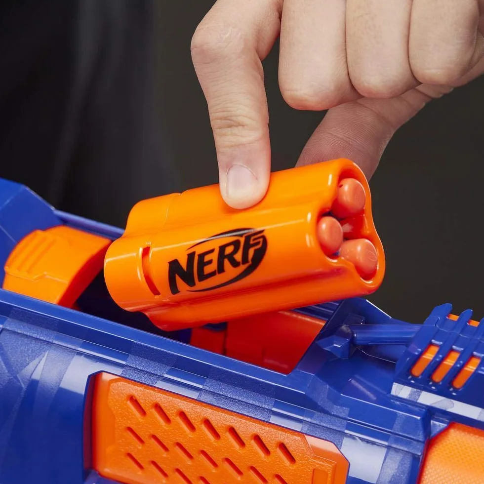 Nerf Hasbro Elite Trilogy DS-15 Blaster con 15 Dardi Originali e 5 Cartucce