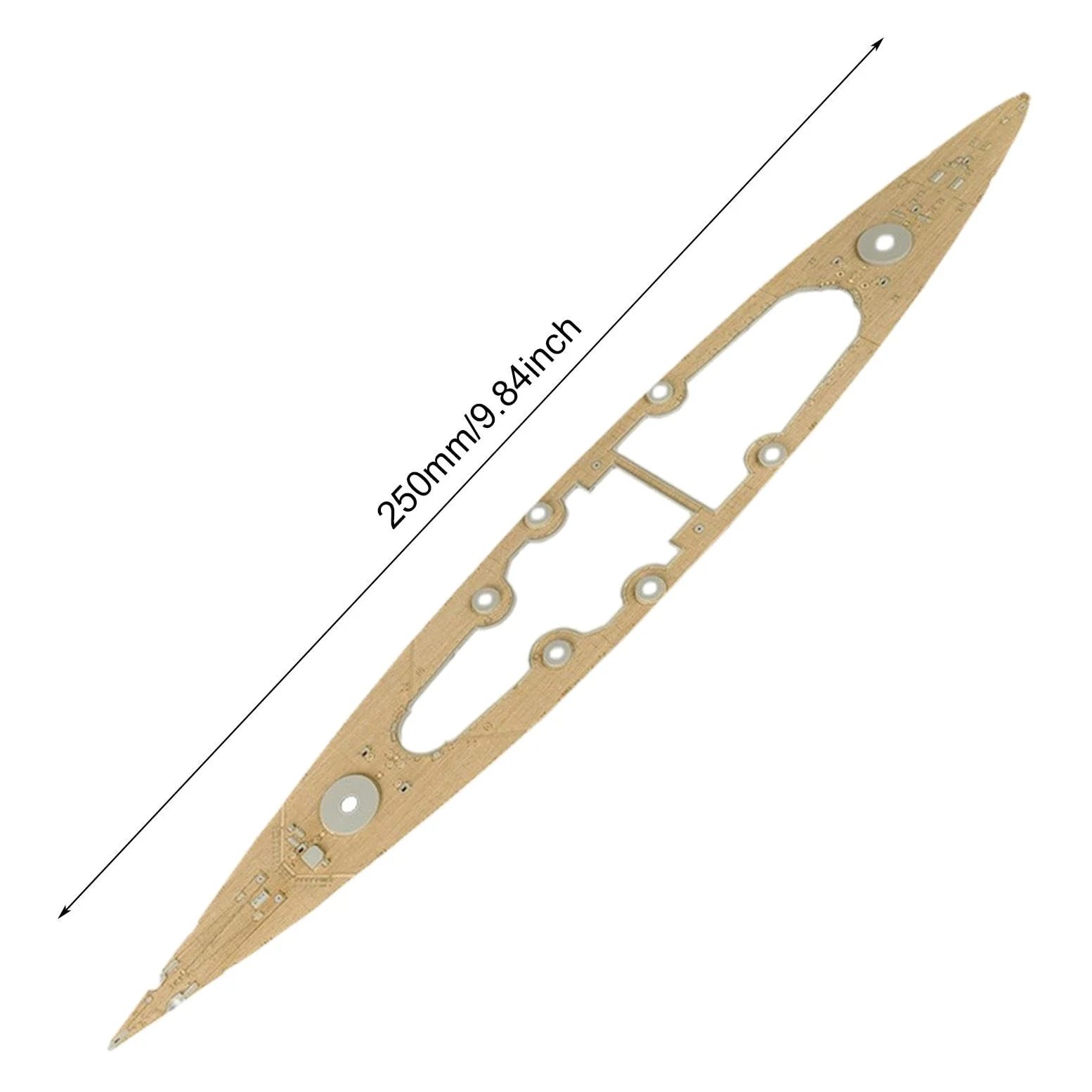 Set Fai da Te per Ponte in Legno di Ricambio per Modello di 03702 in 1/200