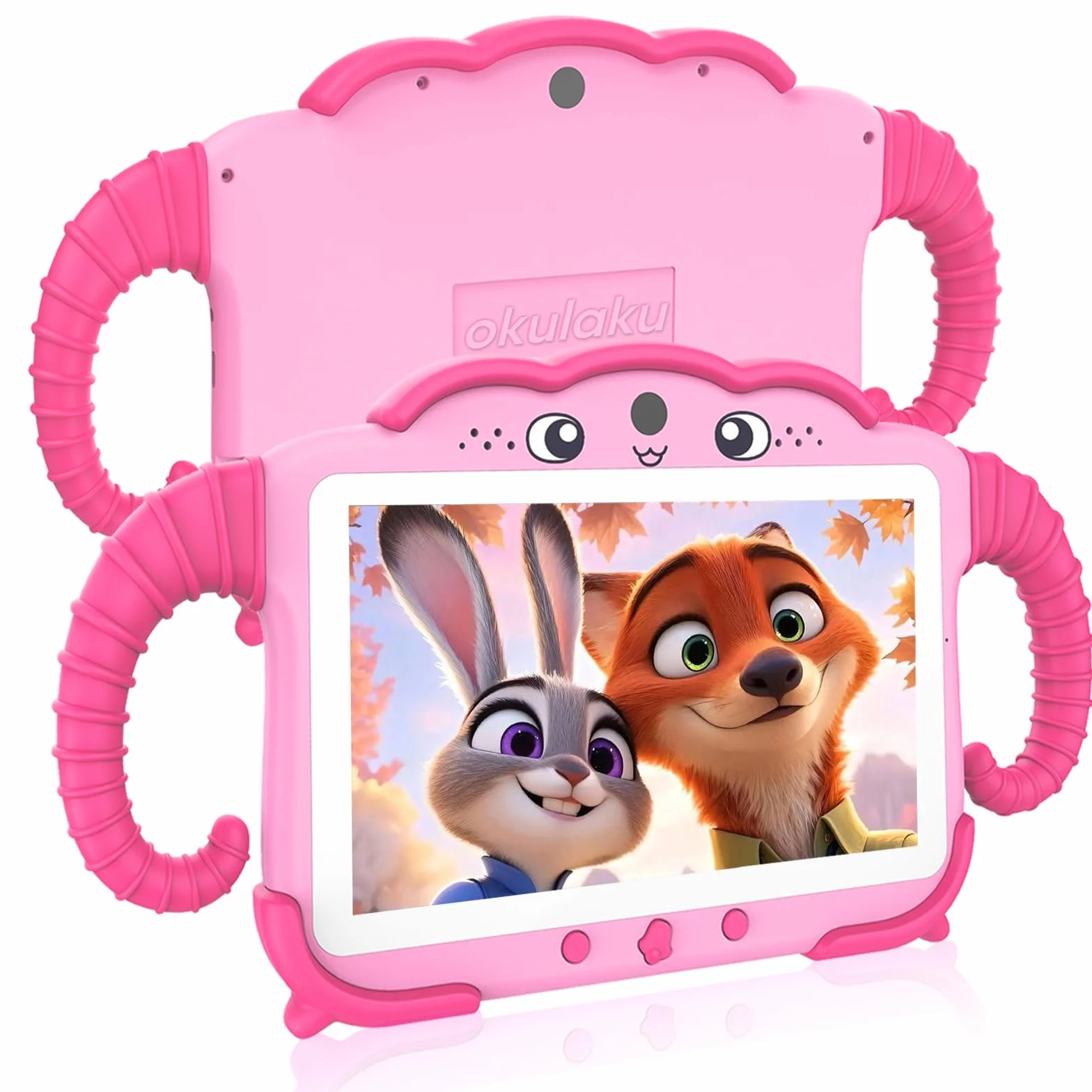Tablet Android da 7 Pollici per Bambini 3-14 Anni - 32 GB con Custodia, Sicurezza, GMS Certified, WiFi, Bluetooth, Google Play Store - per Ragazze e Ragazzi