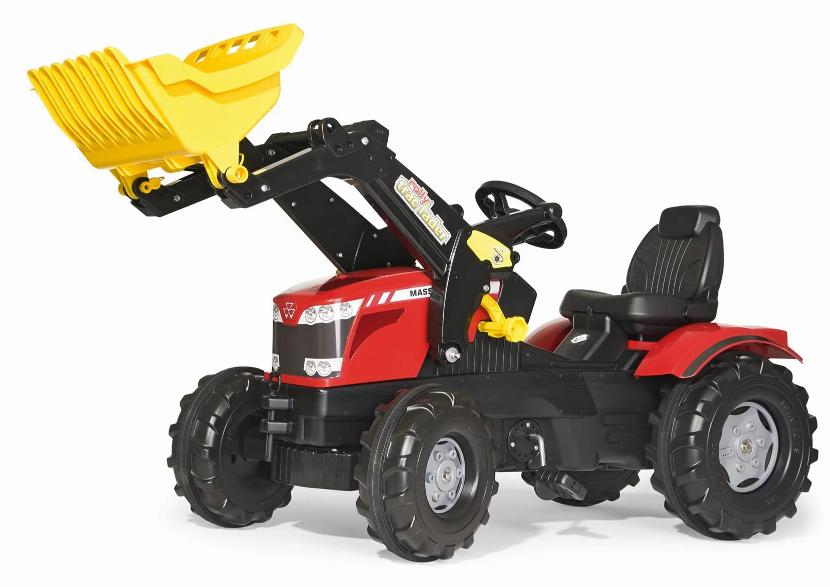 Rolly Toys 611133 - Veicolo a Pedali Farmtrac MF 8650 con Ruspa