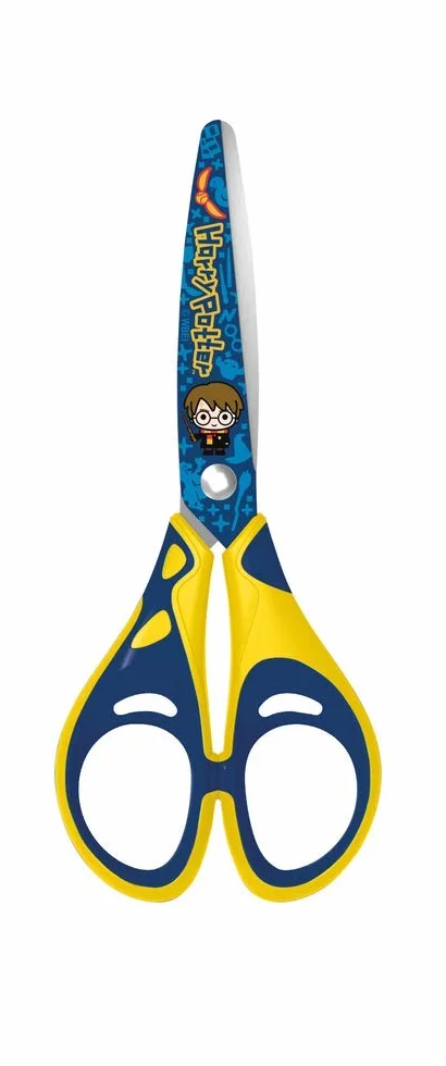 Maped – Forbici per bambini di Harry Potter, 13 cm, forbici da scuola dai 4 anni – Forbici per bambini con lame decorate Harry Potter 464900 blu