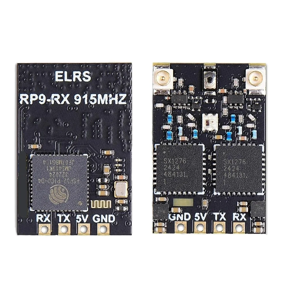 RP9-RX ELRS 915MHZ Diversity Ricevitore MHF 1 U.FL Protocollo ricevitore CRSF 5V Adatto for parti RC FPV Drone a lungo raggio