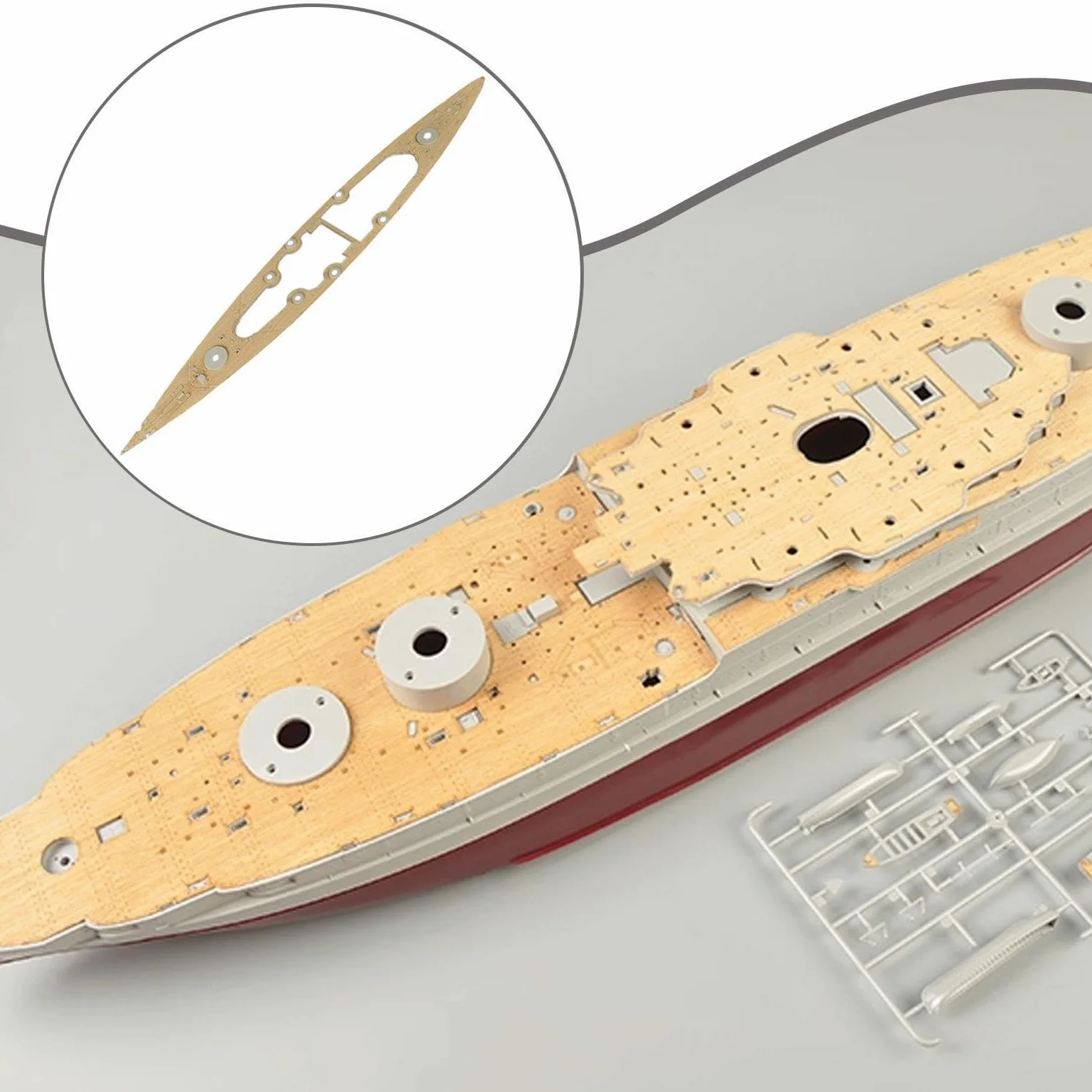 Set Fai da Te per Ponte in Legno di Ricambio per Modello di 03702 in 1/200