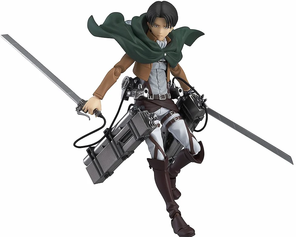 Max Factory Ataque EN Titan - Levi - Figurine articulée Figma 14cm