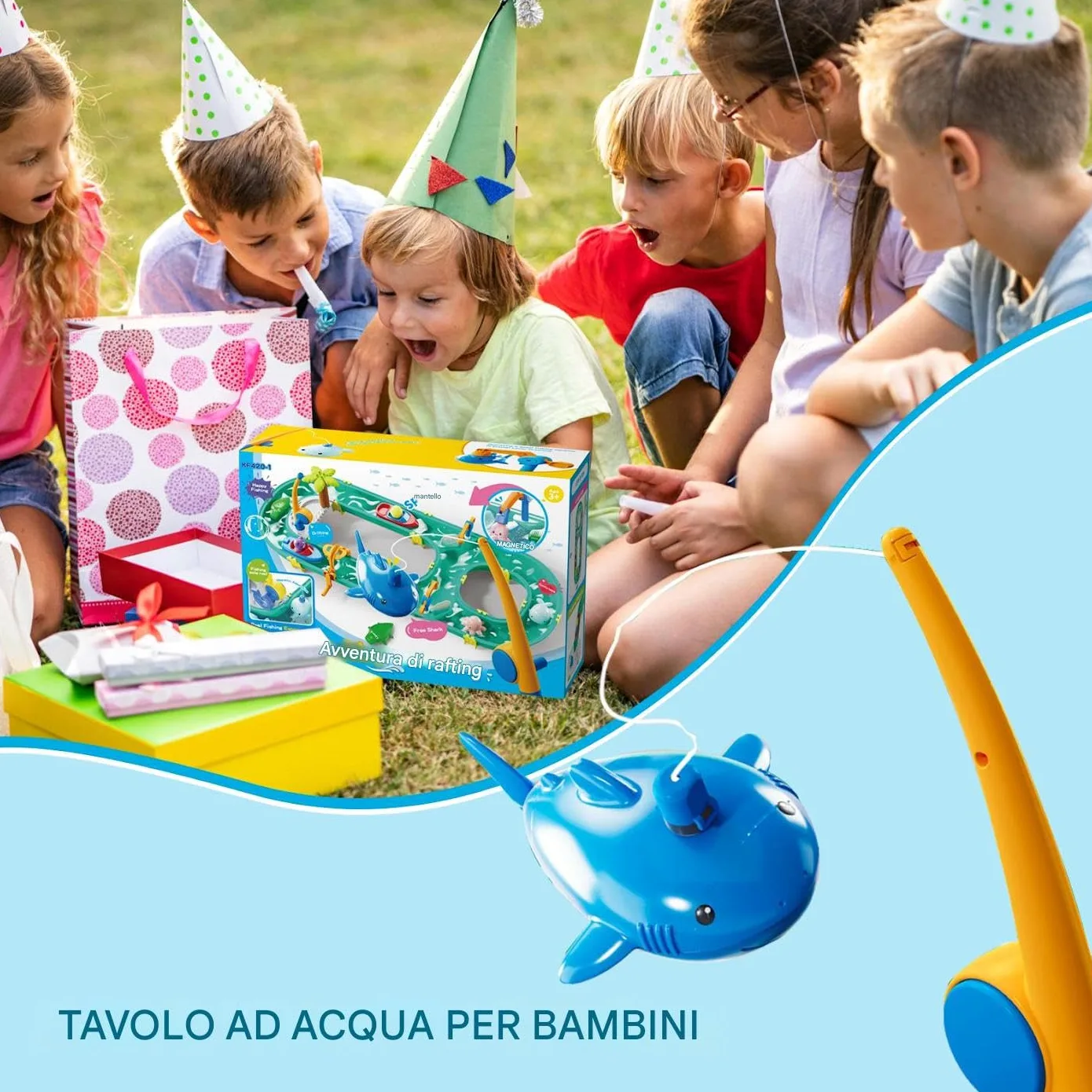 Generico Tavolo Acquatico Tavolo Acqua Barca | Giochi Per Piscina ed Esterni Da Giardino Casa Interni Picnic Campeggio Pubblico Compleanno Domestici