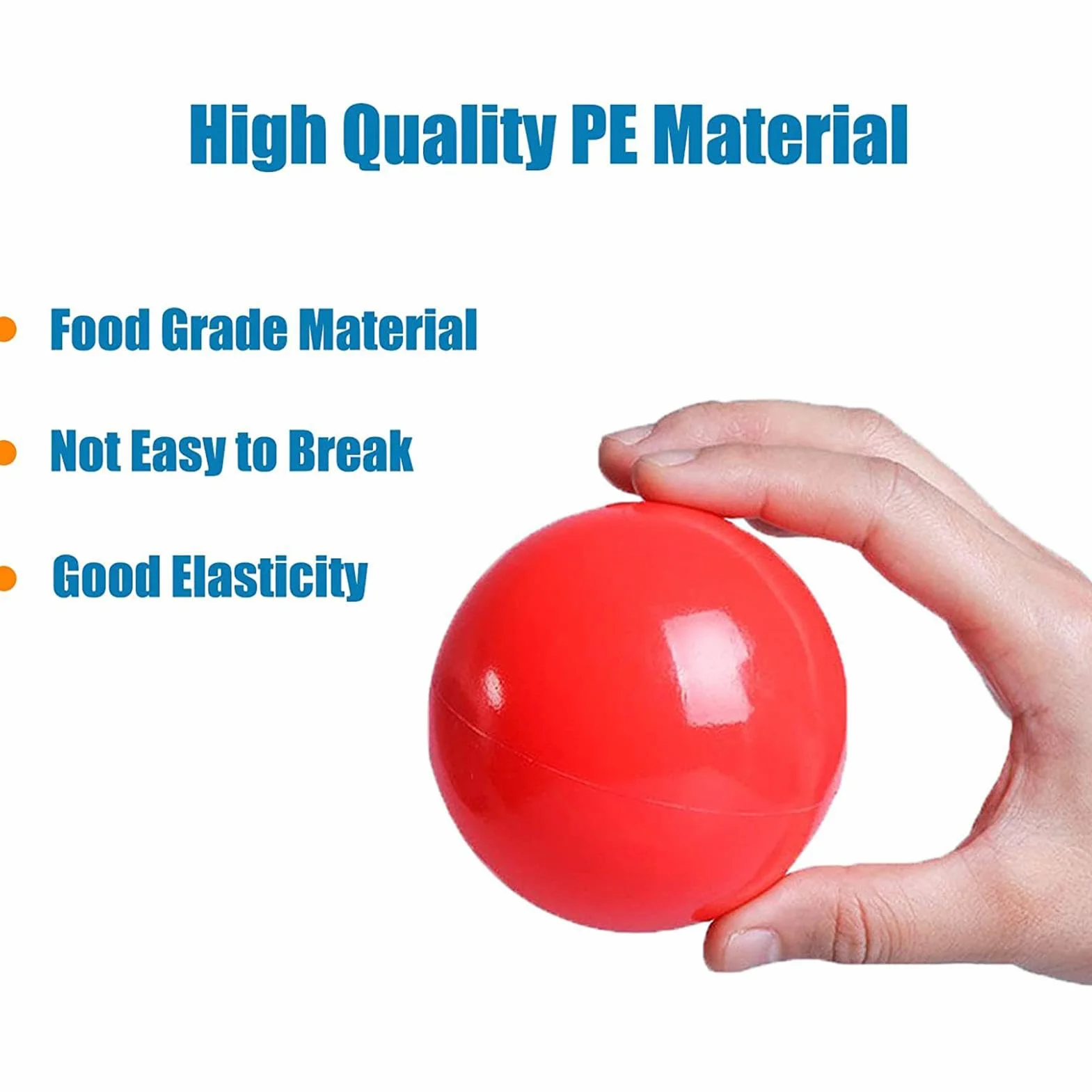50 Pezzi Palline Di Plastica Per Piscina Bambini, 7cm Palline Di Plastica Colorate Gioco, Gioco Per Bambini Infanzia Per Riempire Piscine Tende, Multicolore