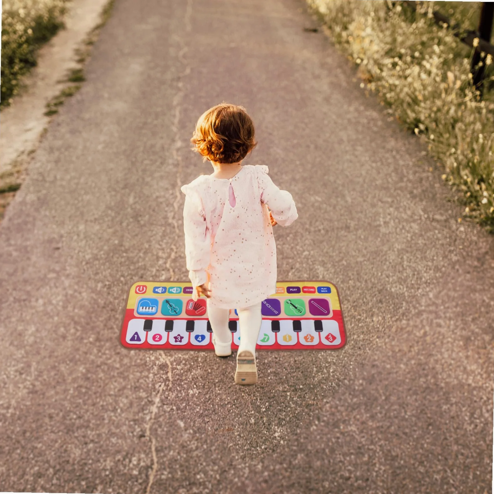 Tappeto Musicale Piano Danza 1 Pezzo in Plastica e Stoffa per Bambini | Tastiera Bimbi, Gioco Didattico Modalità Multiple, Regalo Educativo per Ragazzo e Ragazza