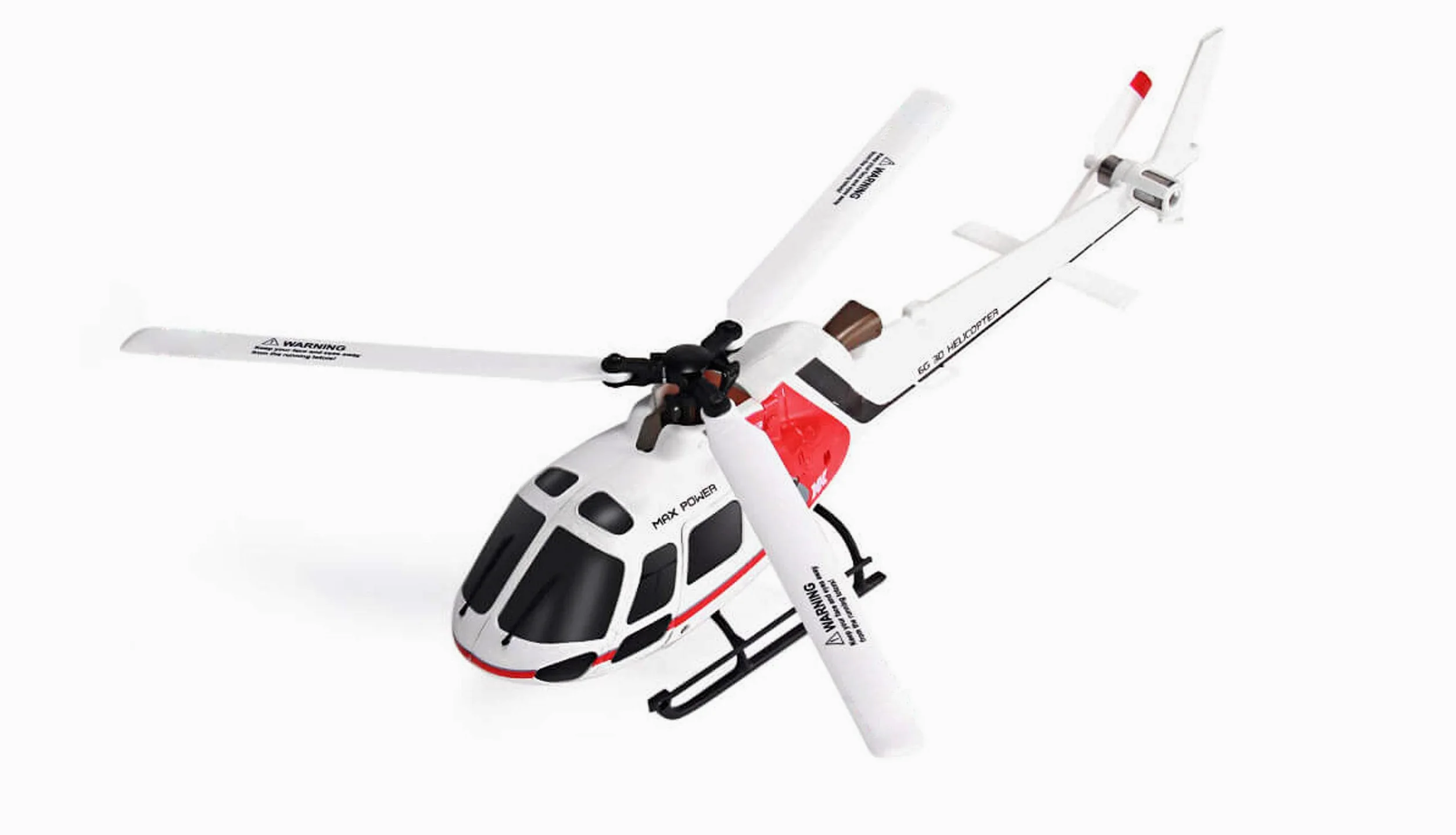 Amewi AS350 RC - Elicottero RtF 700, colore: Rosso/Bianco