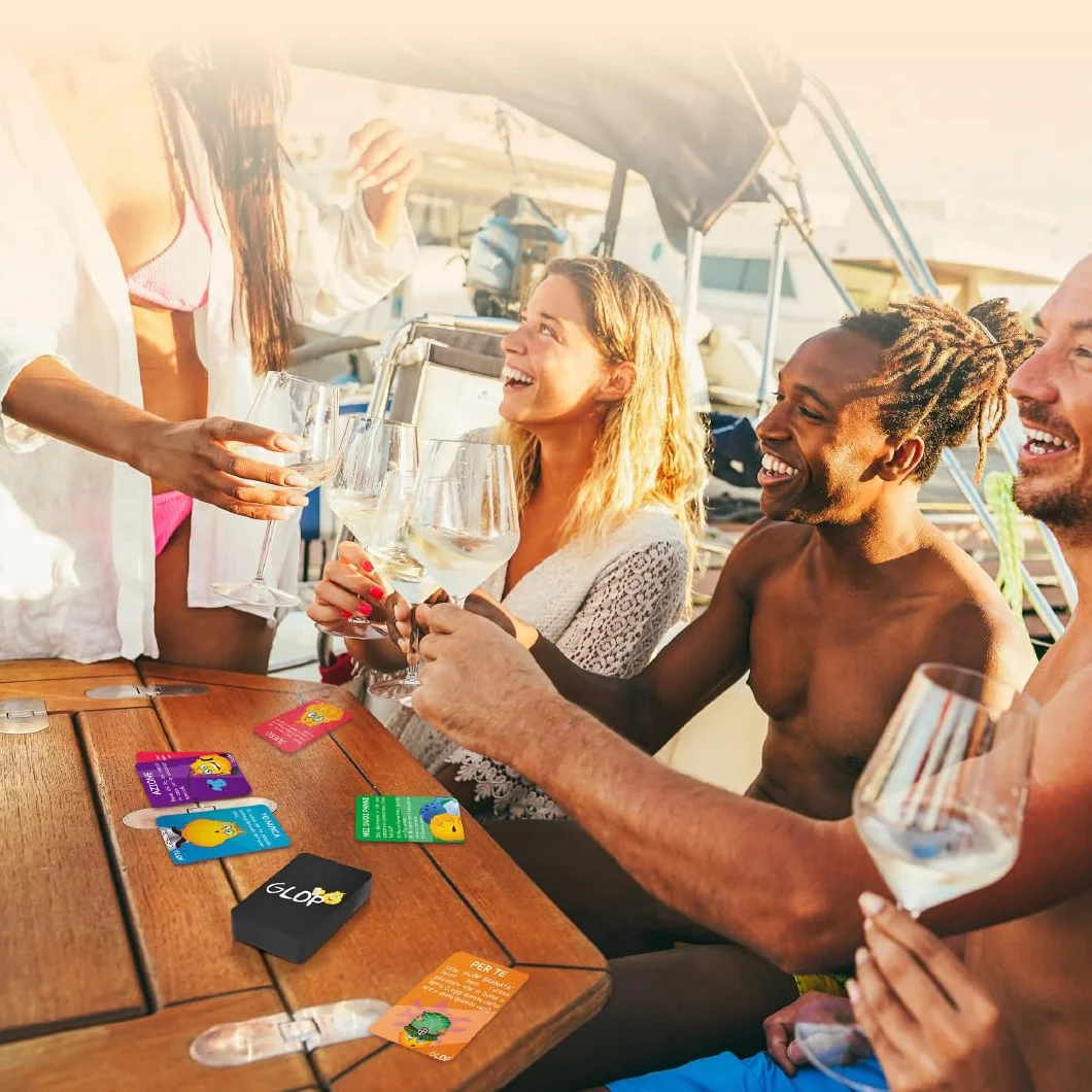 GLOP 400 Carte, Probabilmente i Migliori Giochi da Tavolo Adulti, Giochi per Bere in Italiano, Giochi di società per Feste, Regali Divertenti, Bevi Responsabilmente.