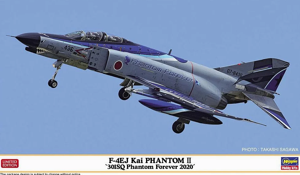 Hasegawa HA02355 1:72 F-4Ej Kai II 301Sq Phantom Forever 2020