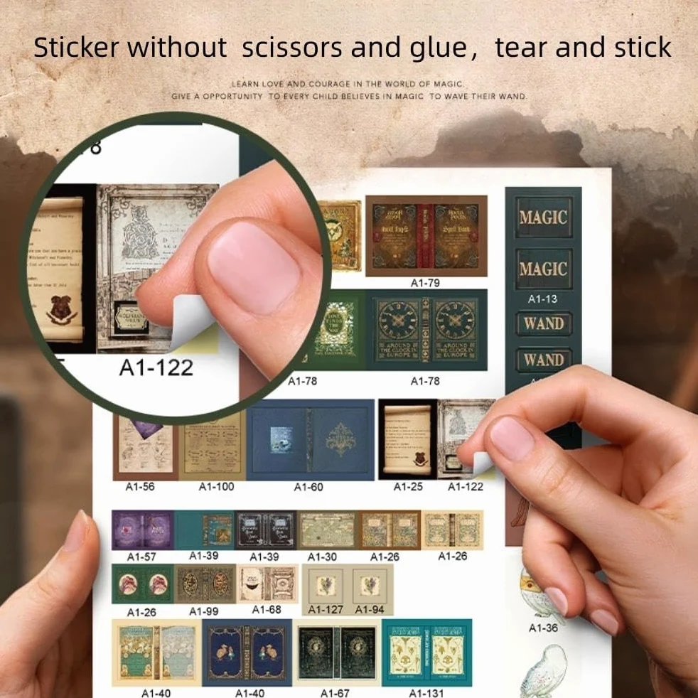 Magic Shop, kit fai da te in miniatura per casa delle bambole fai da te, ornamento creativo, casa delle bambole con luce LED, regalo magico per casa
