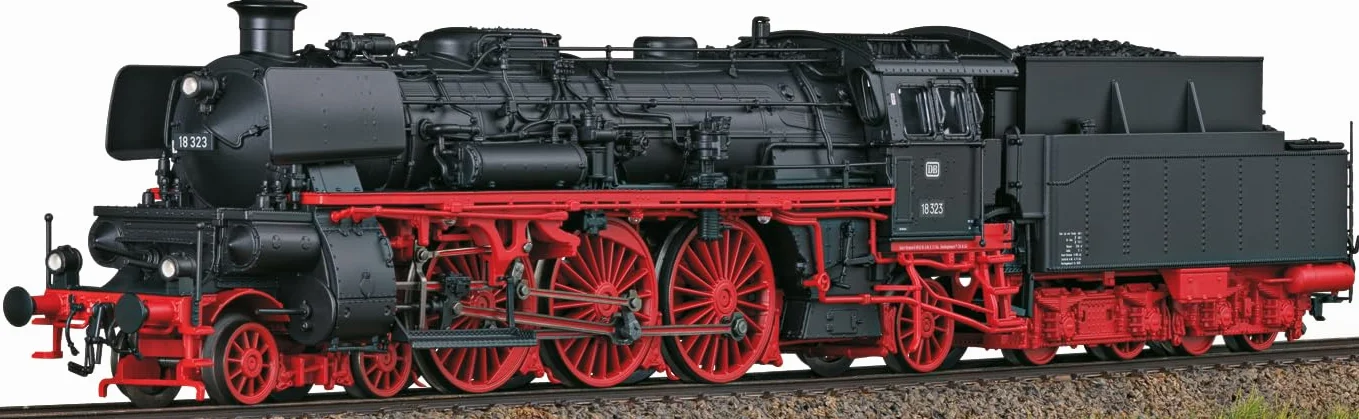 Trix 25323 - Locomotiva a vapore serie 18, 323 DB, Ep. III, DC-MFX Sound