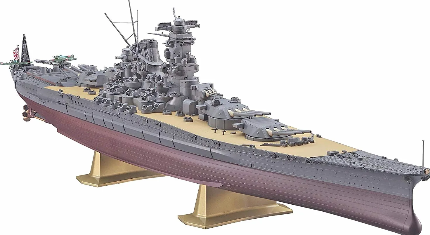 ハセガワ Hasegawa Z01 1/450 Giapponese Navy Battleship Yamato Plastic Model