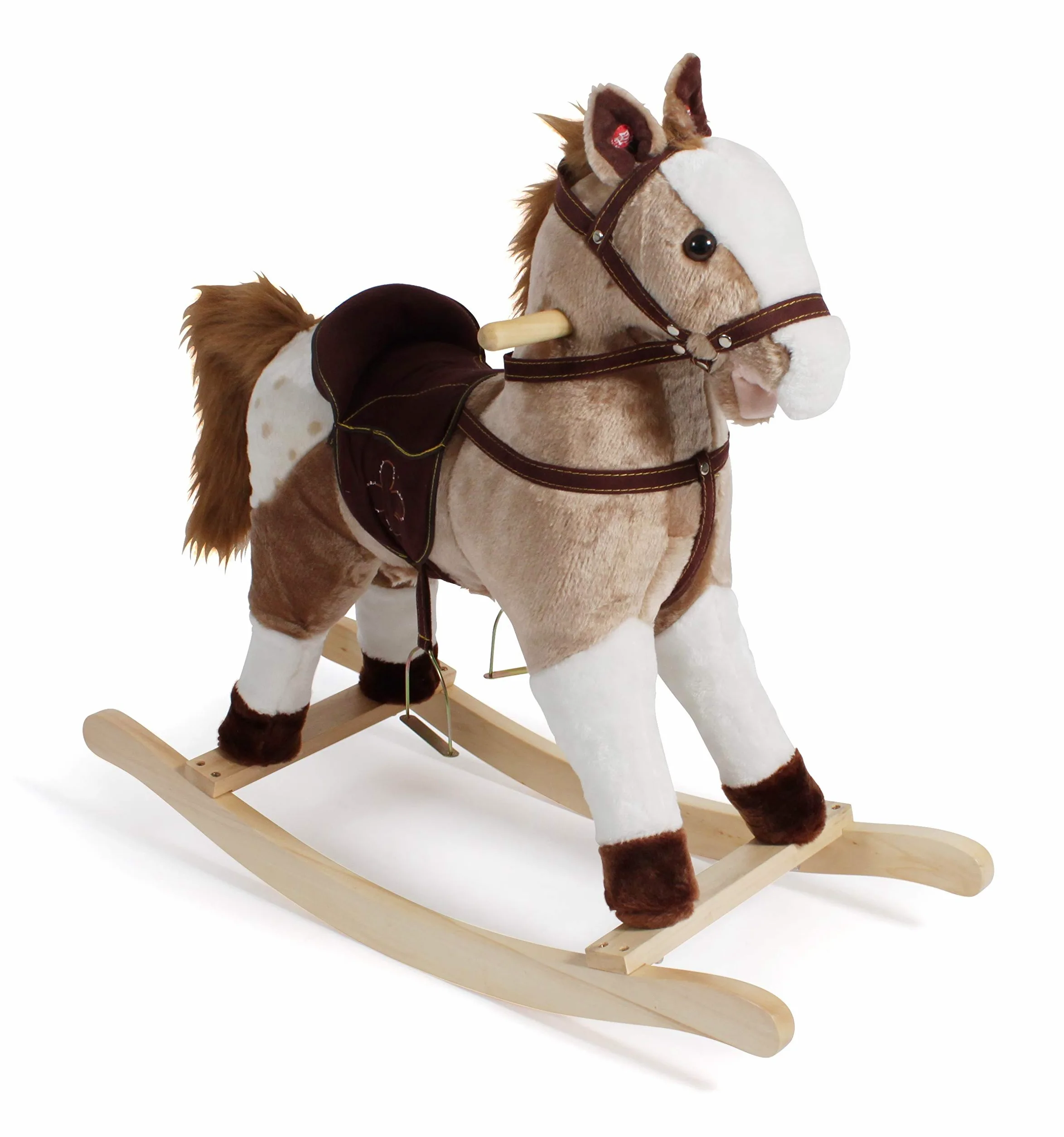 Bayer Chic 2000 - Cavallo a dondolo, a dondolo, marrone chiaro, 75 x 30 x 71 cm