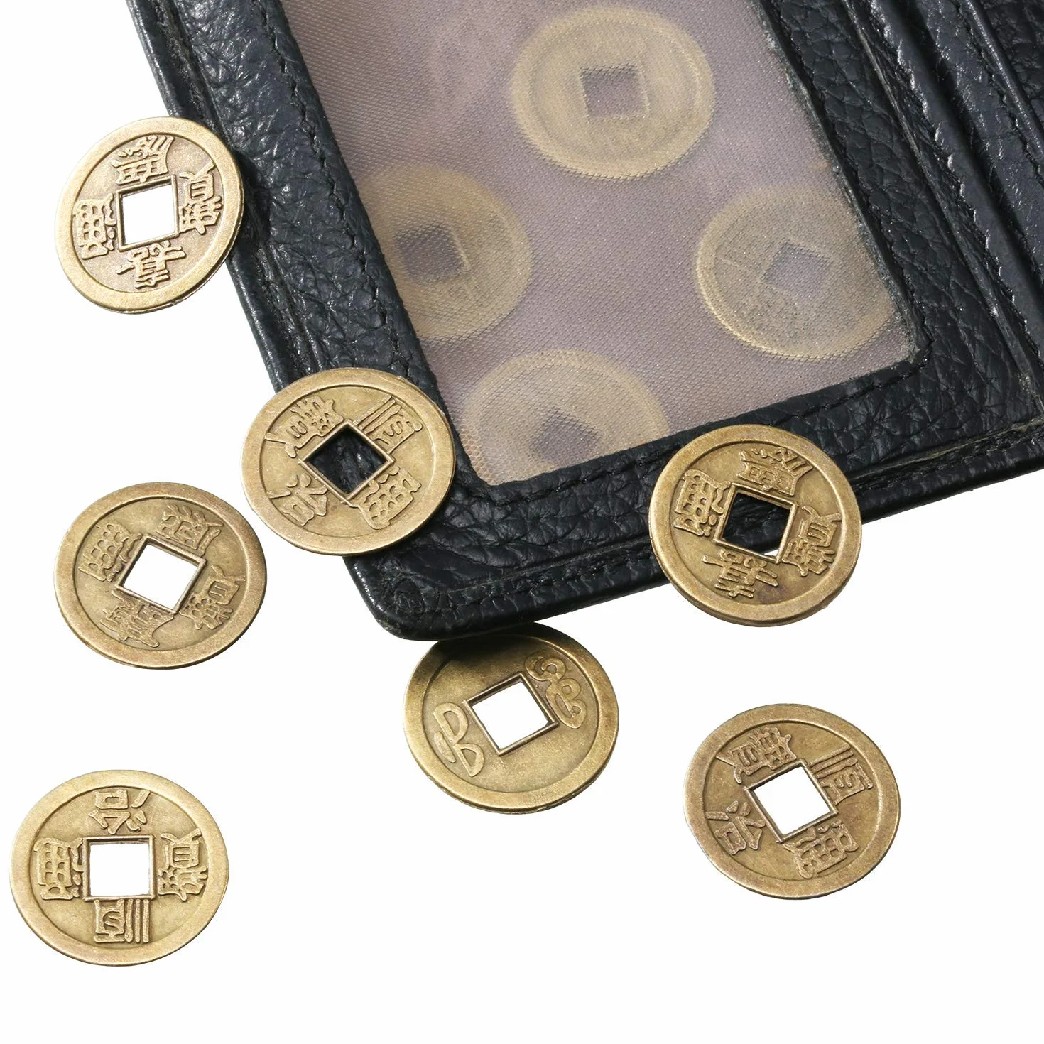 200 Pezzi Monete Feng Shui Cinesi Monete di Buona Fortuna Monete I-Ching per Salute e Ricchezza, 2 cm