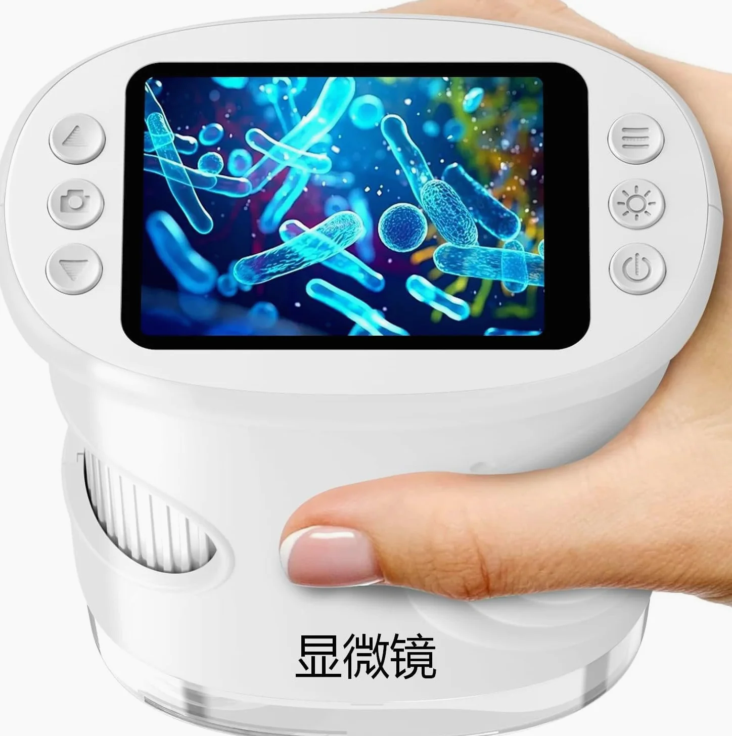 Microscopio digitale portatile per bambini, 1000 pezzi, con schermo IPS da 2,0", mini microscopio portatile per scoperta all'aperto, giocattolo educativo STEM, regalo per ragazzi e ragazze 4-12