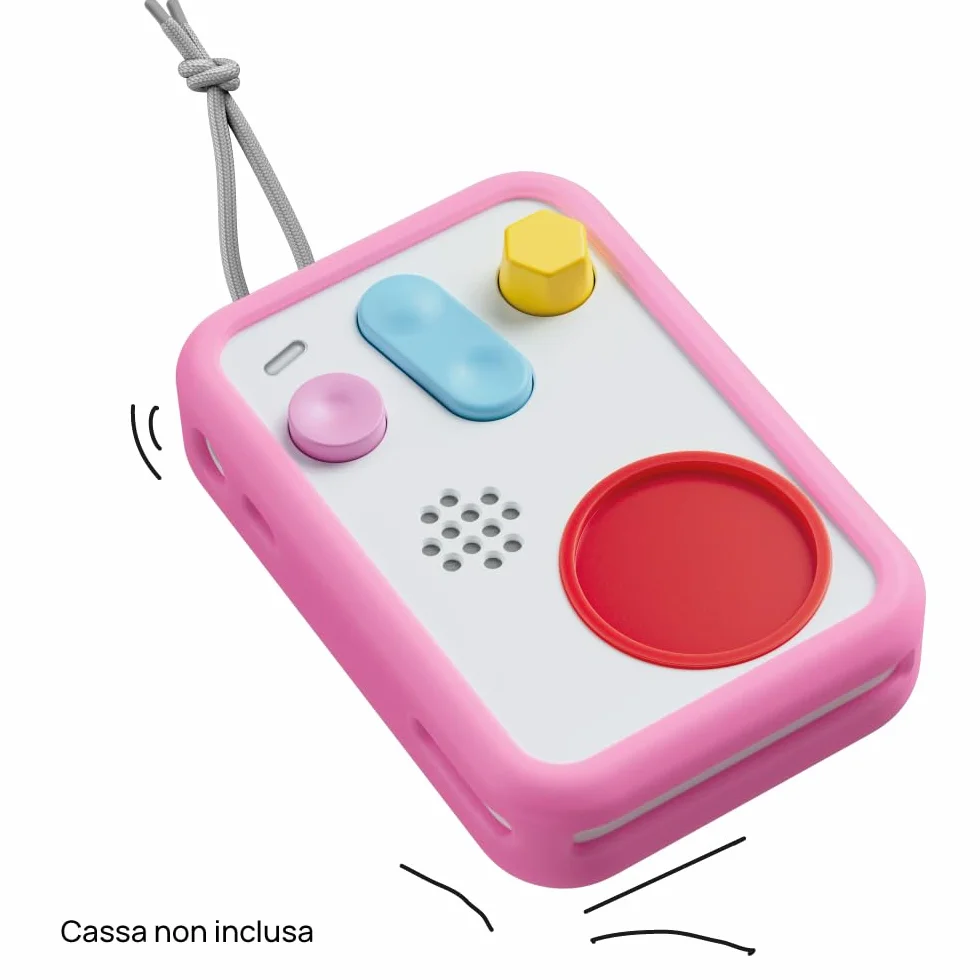 FABA guscio protettivo Patapum per il Raccontastorie interattivo FABA+, colore rosa, silicone