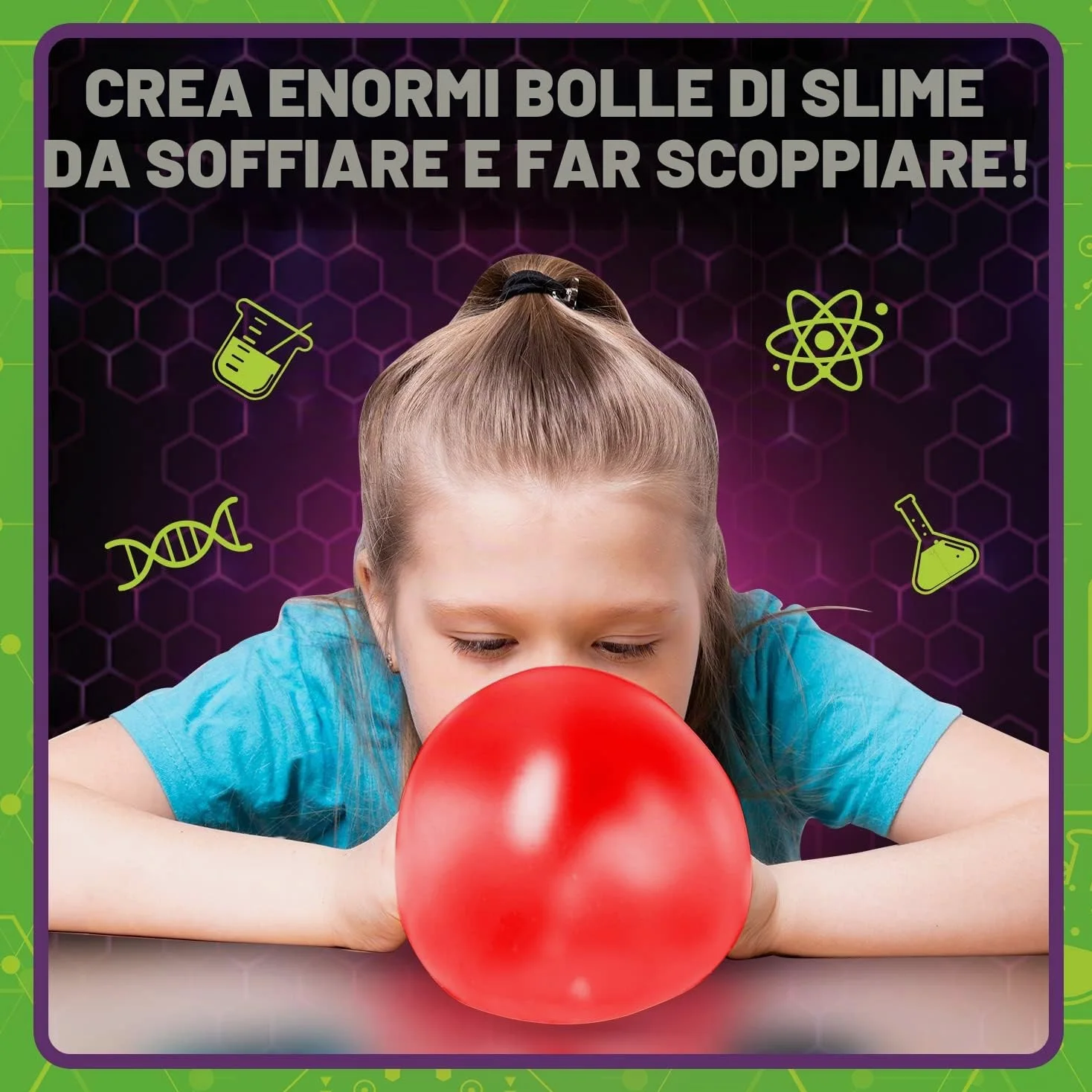 Original Stationery Scienza di Slime Kit, Set per Creare Slime Completo, Esperimenti Scientifici per Bambini Divertenti come Oobleck, Laboratorio di Slime, Regalo Compleanno