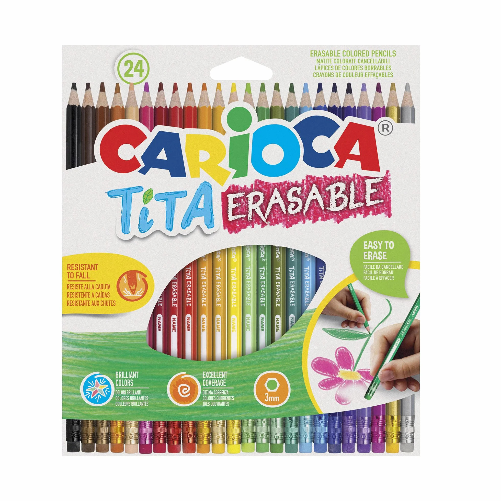 Matite Cancellabili TITA 24 Pezzi