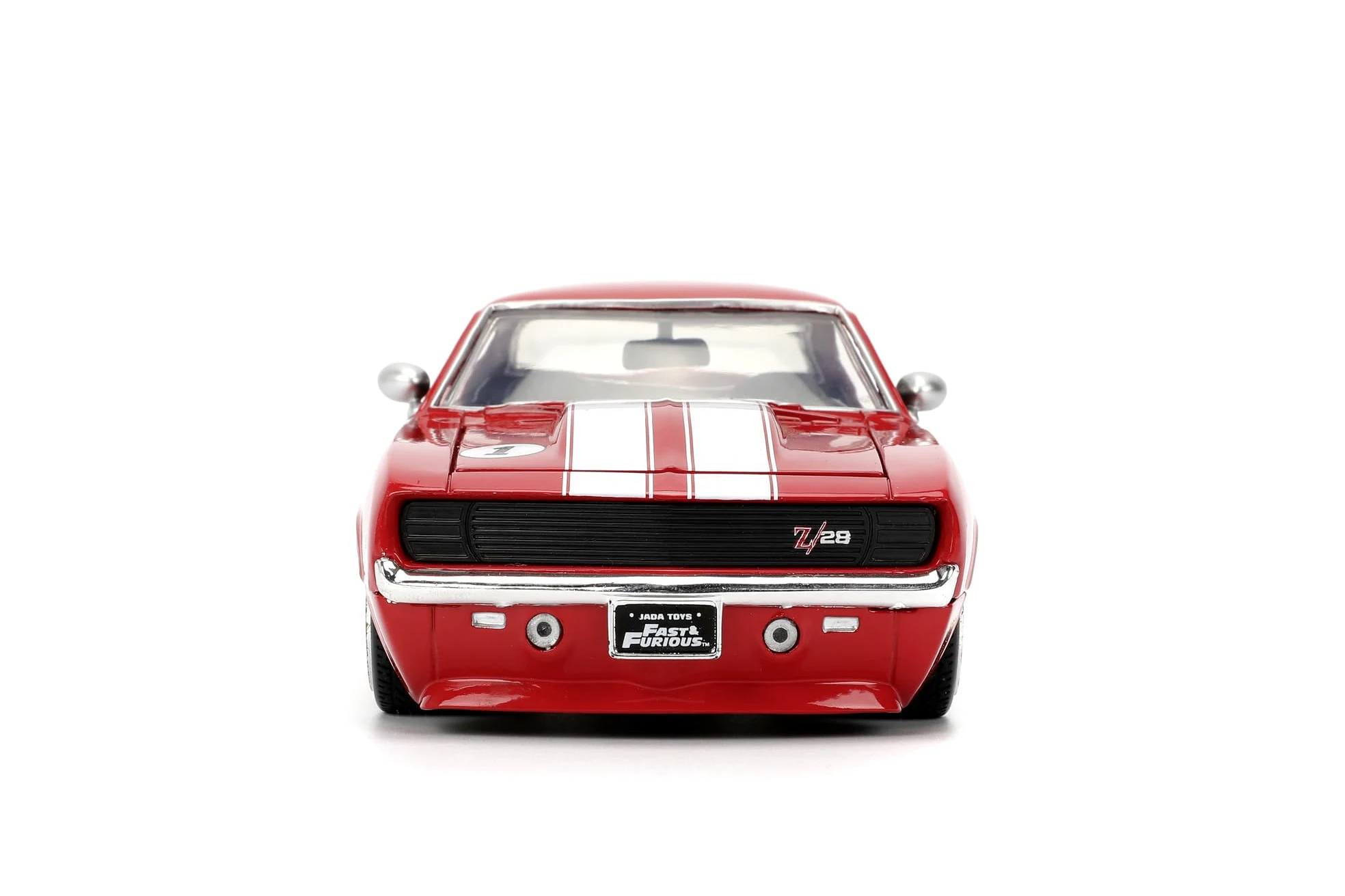 Fast & Furious JADA Toys 1967 Chevrolet Camaro modellino auto pressofuso, giocattolo per bambini e adulti, veicolo da collezione e da gioco, nero