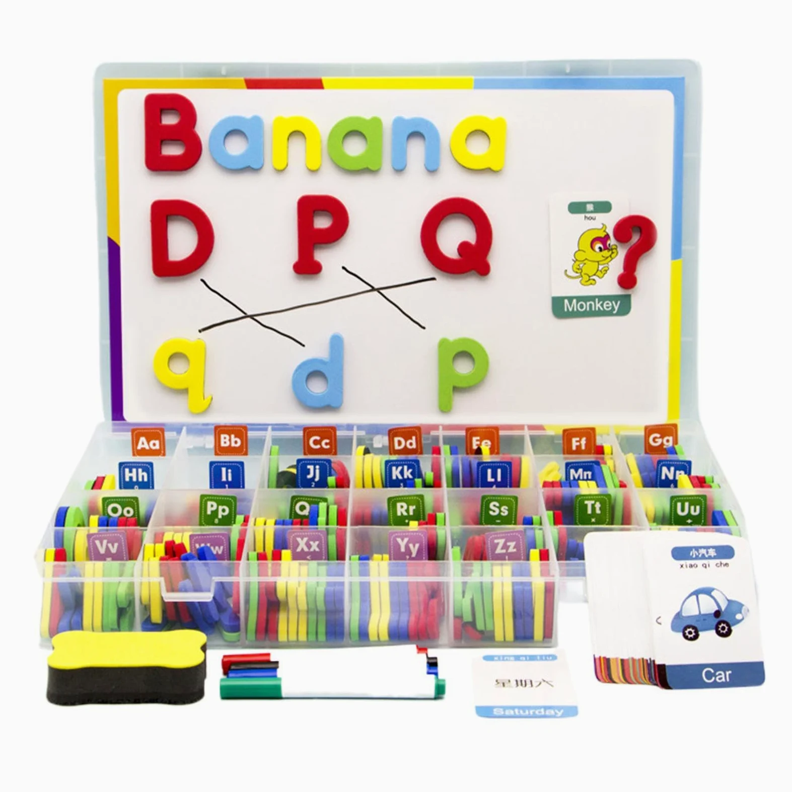 Lettere e numeri magnetici ', magneti ',Adesivo magnetico dei | numeri del magnete del frigorifero ' colorato | Set di giocattoli colorati