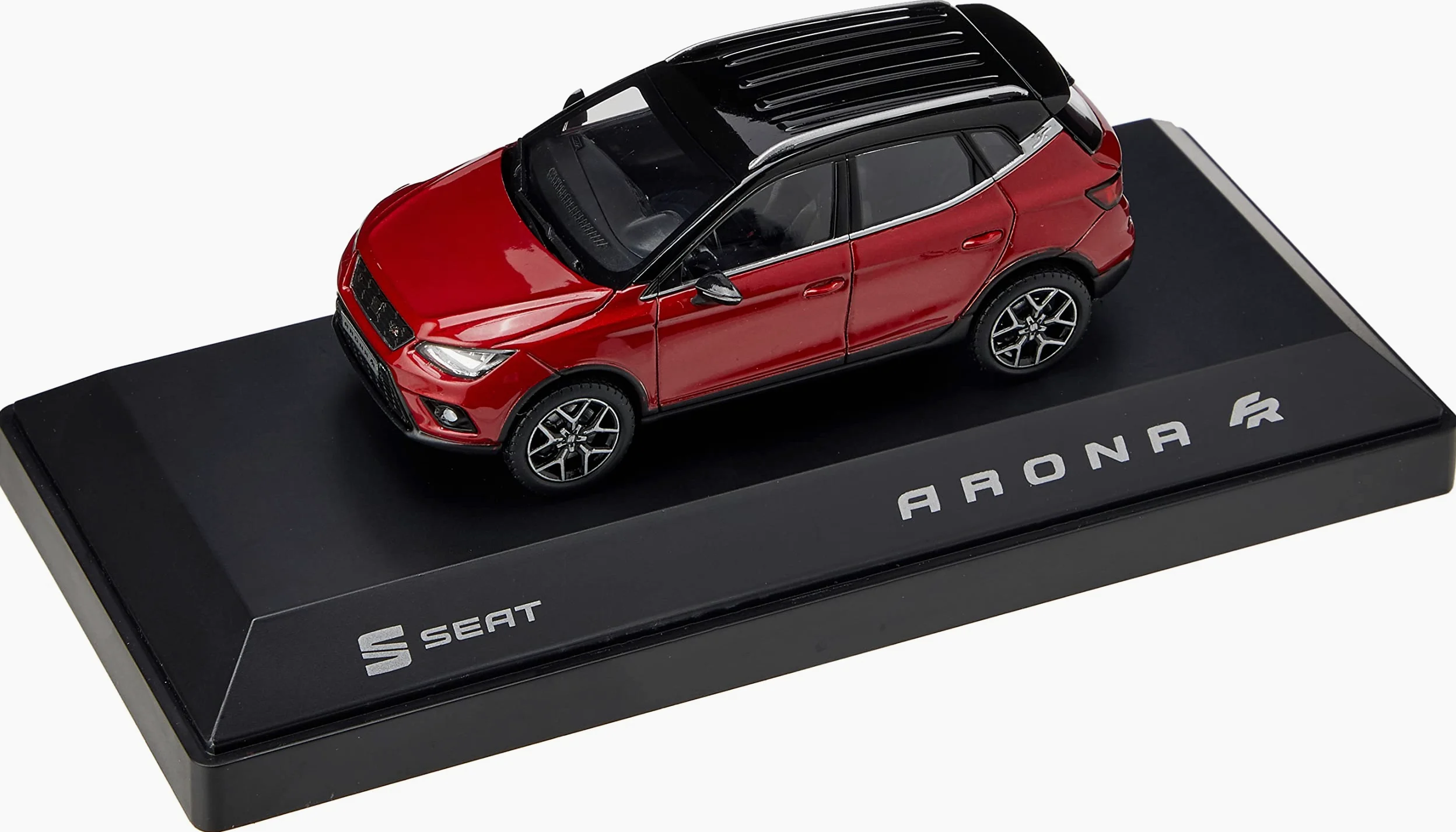 SEAT 6H1099300HBQ Arona FR Modellino Auto 1: 43 Originale Miniatura, Rosso