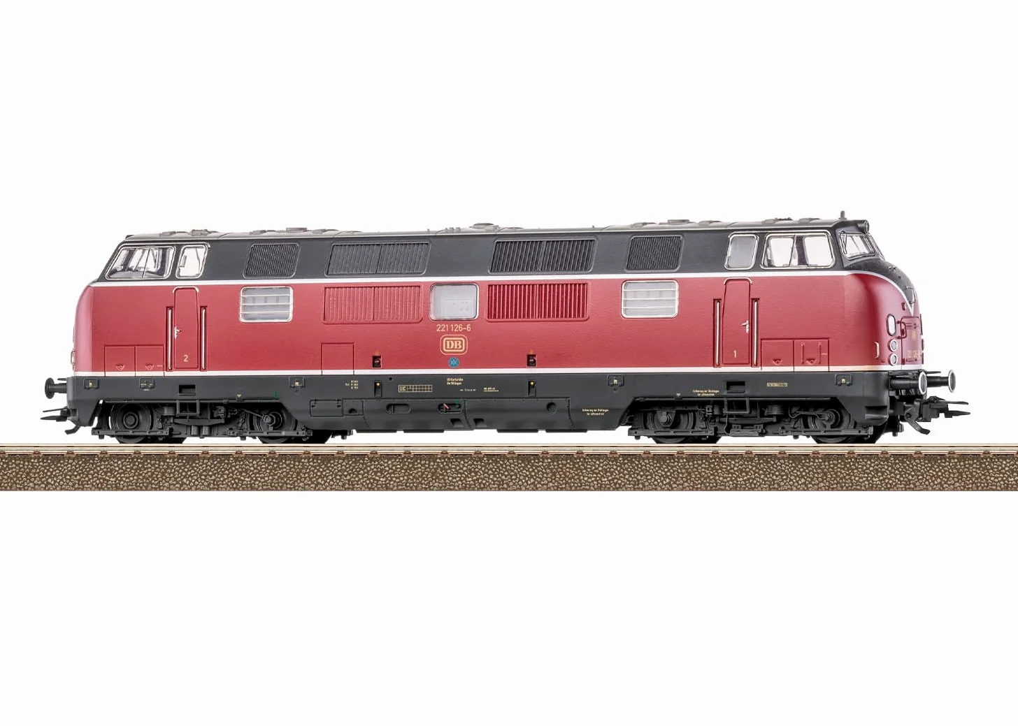 Trix Locomotiva diesel serie 221 – traccia Trix H0 – Digital mfx – Art. 22990 – con suono e luce
