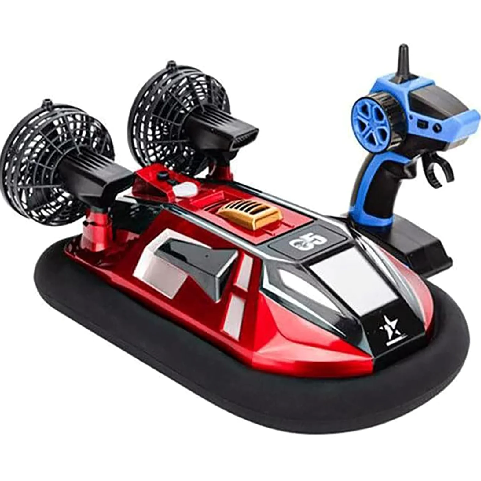 Generico 2.4G Veicolo RC, RC Nave Barca telecomandata Hovercraft Anfibio Tutti i Terreni Acqua Spiaggia Piscina Barca radiocomandata Impermeabile Giocattoli elettrici