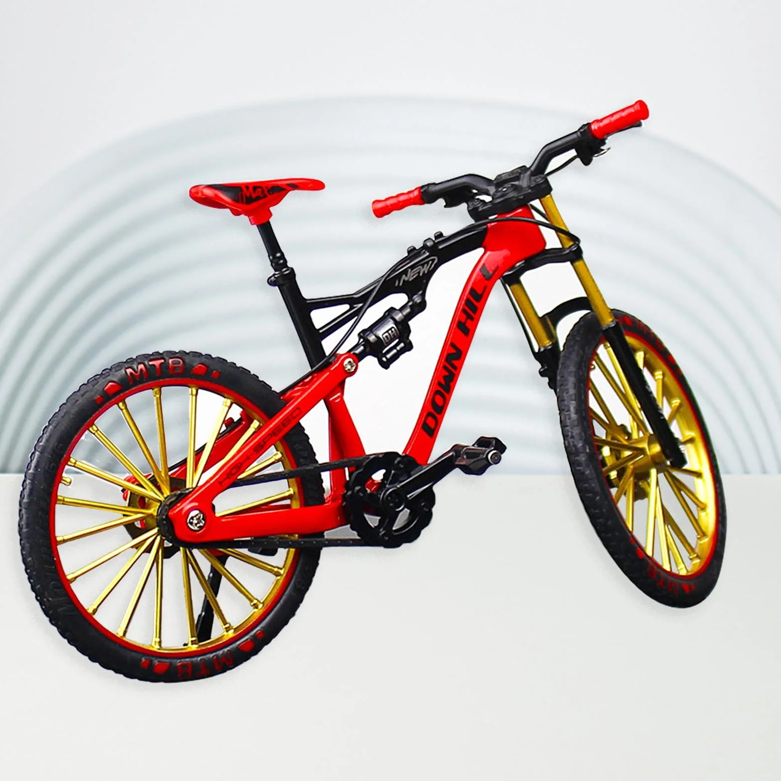 Giocattolo Mini Bici 1:10,Modellino di Bicicletta in Lega,Modello Mini Bici,Finger Mountain bike,mini bike,Della Bicicletta Della Lega Modellin Per l'insegnamento,Ufficio,Club,Casa