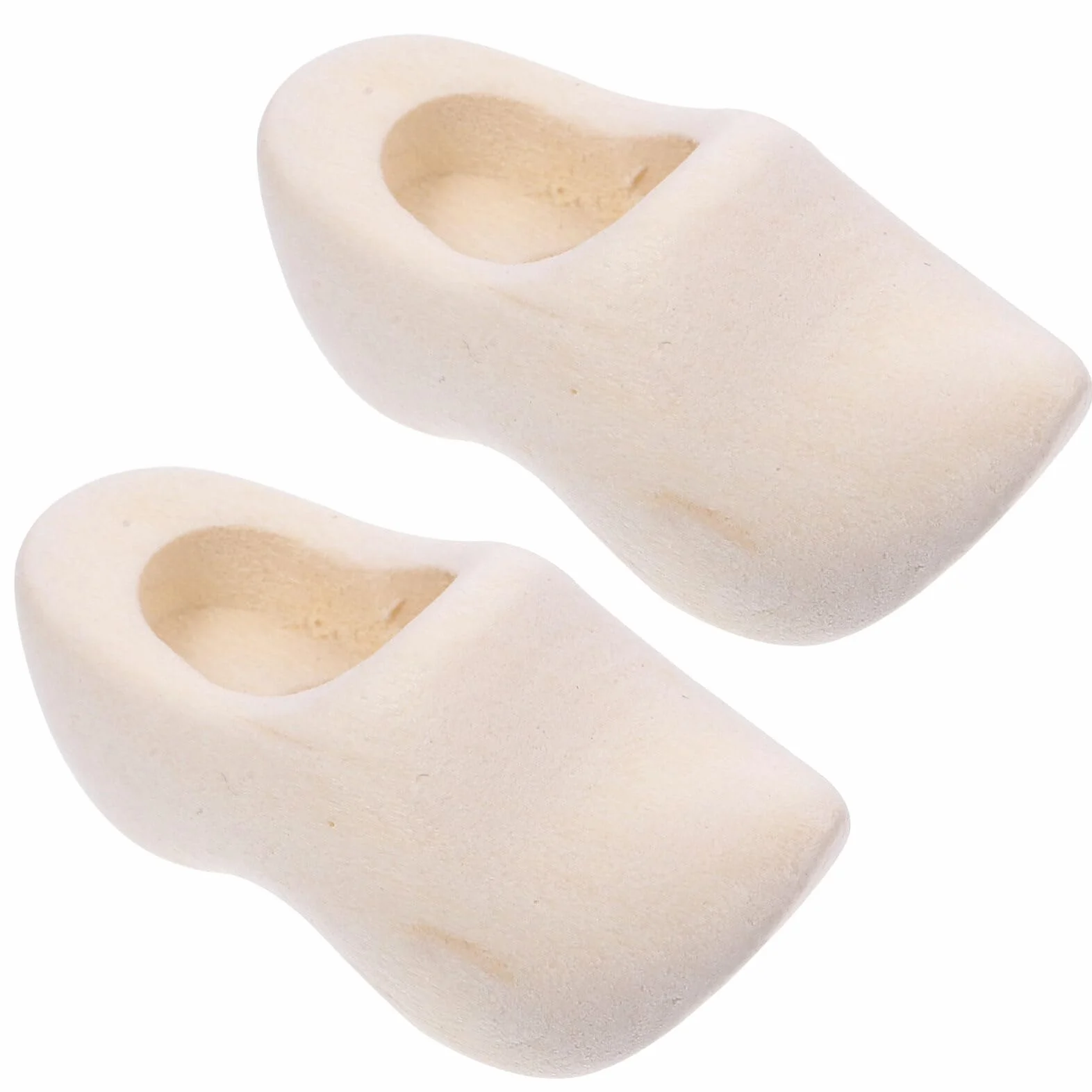 EXCEART 1 paio di mini scarpe di legno olandesi Portachiavi decorativo zoccoli ornamenti in miniatura accessori per la casa delle bambole fai da te scarpe per bambole Natale figure in legno