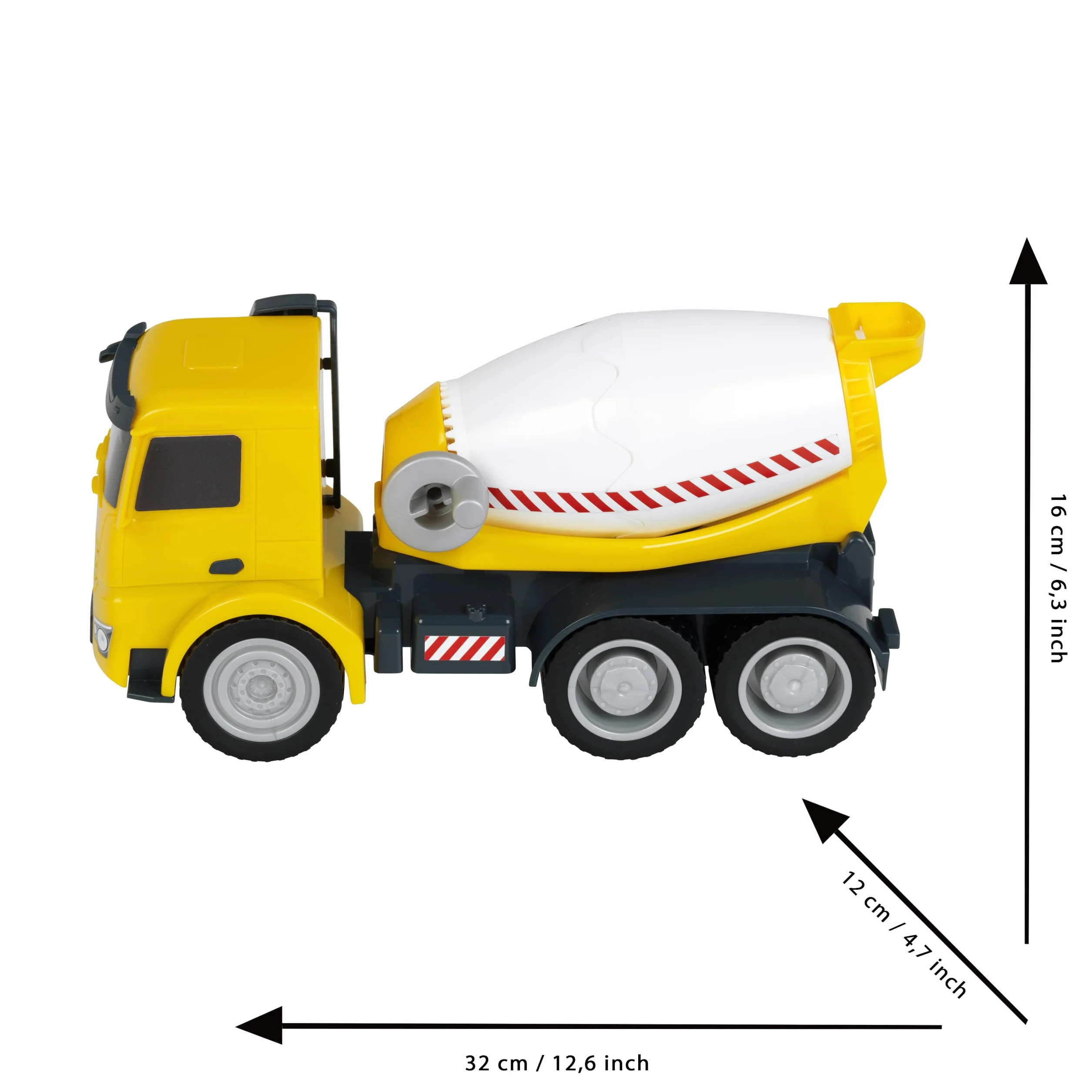 Theo Klein 3804 Mercedes-Benz Arocs Betoniera per la sabbia | Per interni ed esterni | Scala 1:24 | Prodotto con licenza ufficiale | Giocattolo per bambini dai 3 anni