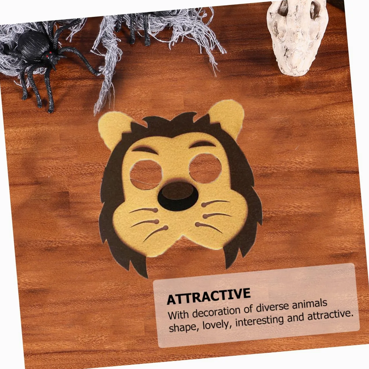 30pezzi Maschere Animali Per Halloween Da Feltro Per Cosplay e Feste Danza Comfort e Durabilità Assicurati