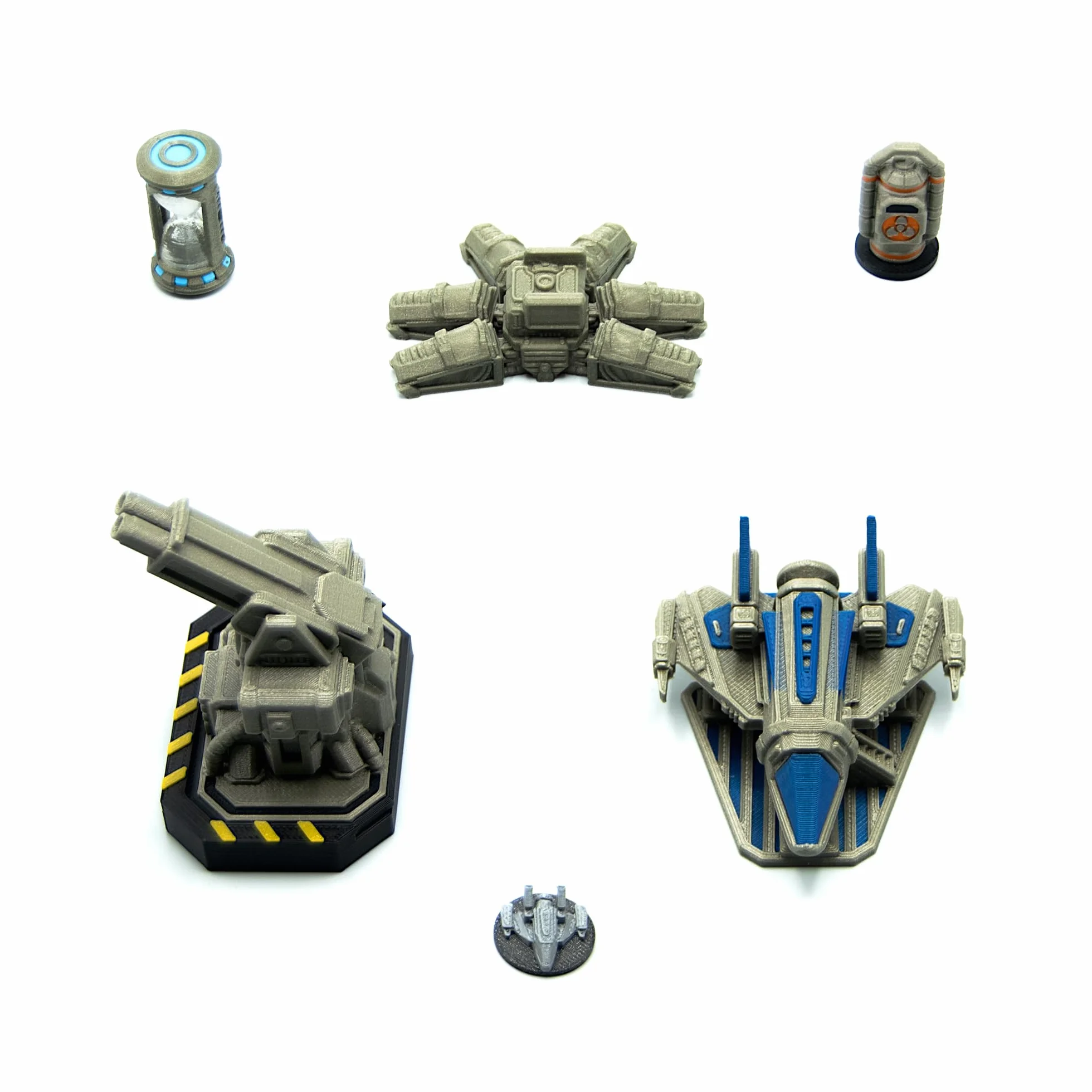 Kit di miglioramento per Nemesis Retaliation - 65 pezzi. Token 3D, miniature e parti di scenografia. Accessorio per gioco da tavolo