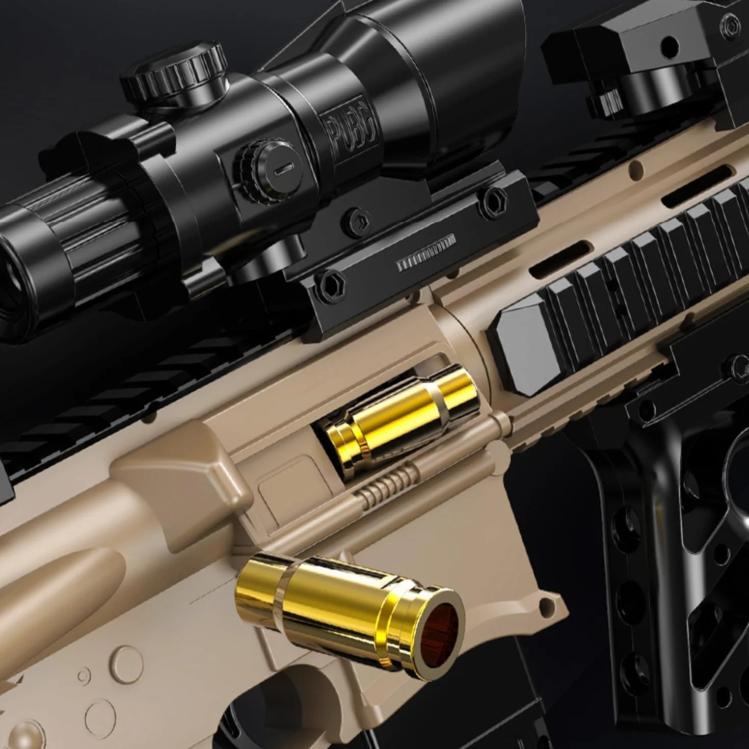 Pistola giocattolo M416 morbida in schiuma per bambini 12+