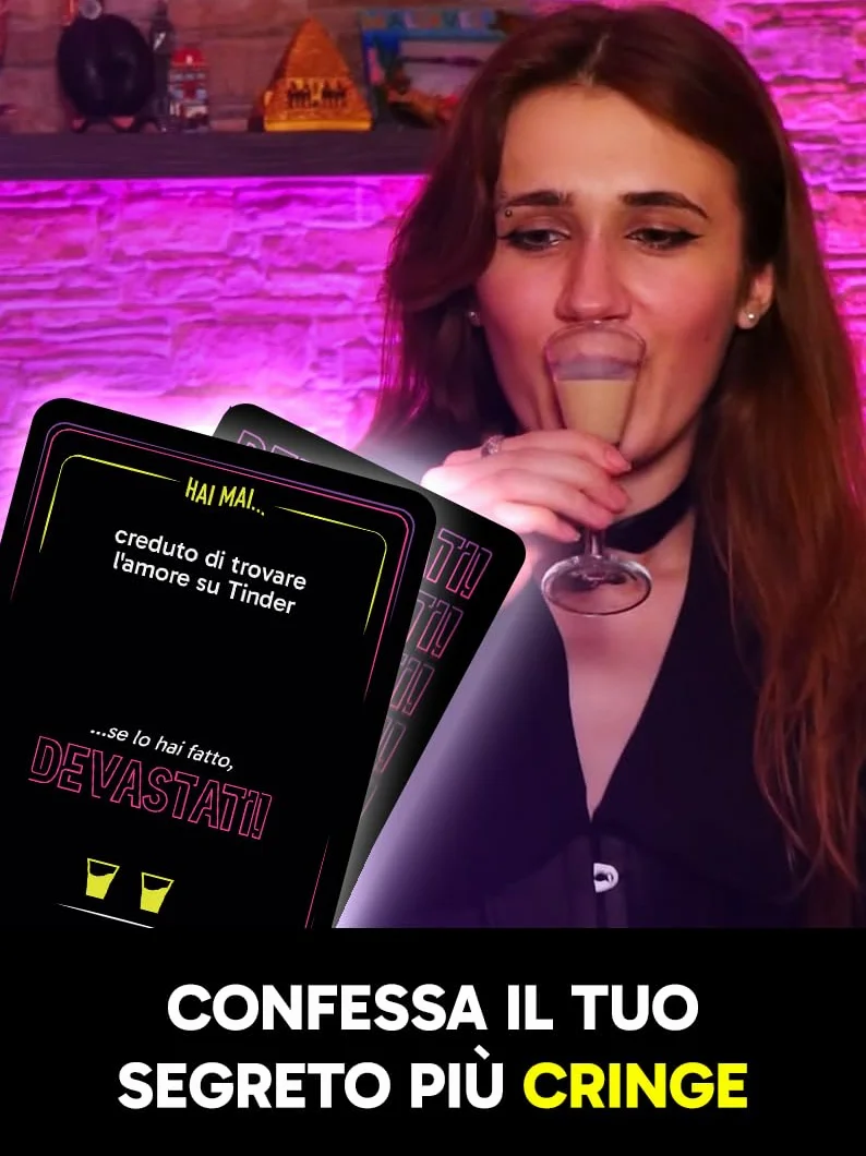 Hai Mai e Imprevisti (Versione 2025) | Gioco da tavolo alcolico per Gen Z (18+) | Carte per bere con sfide, gossip e meme | Perfetto per feste