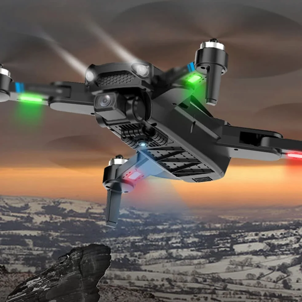 Droni GPS con Fotocamera 8K per Adulti, quadricottero FPV RC con Motore brushless per Principianti, Distanza Massima del Telecomando di 3000 Metri, Trasmissione WiFi 5 GHz
