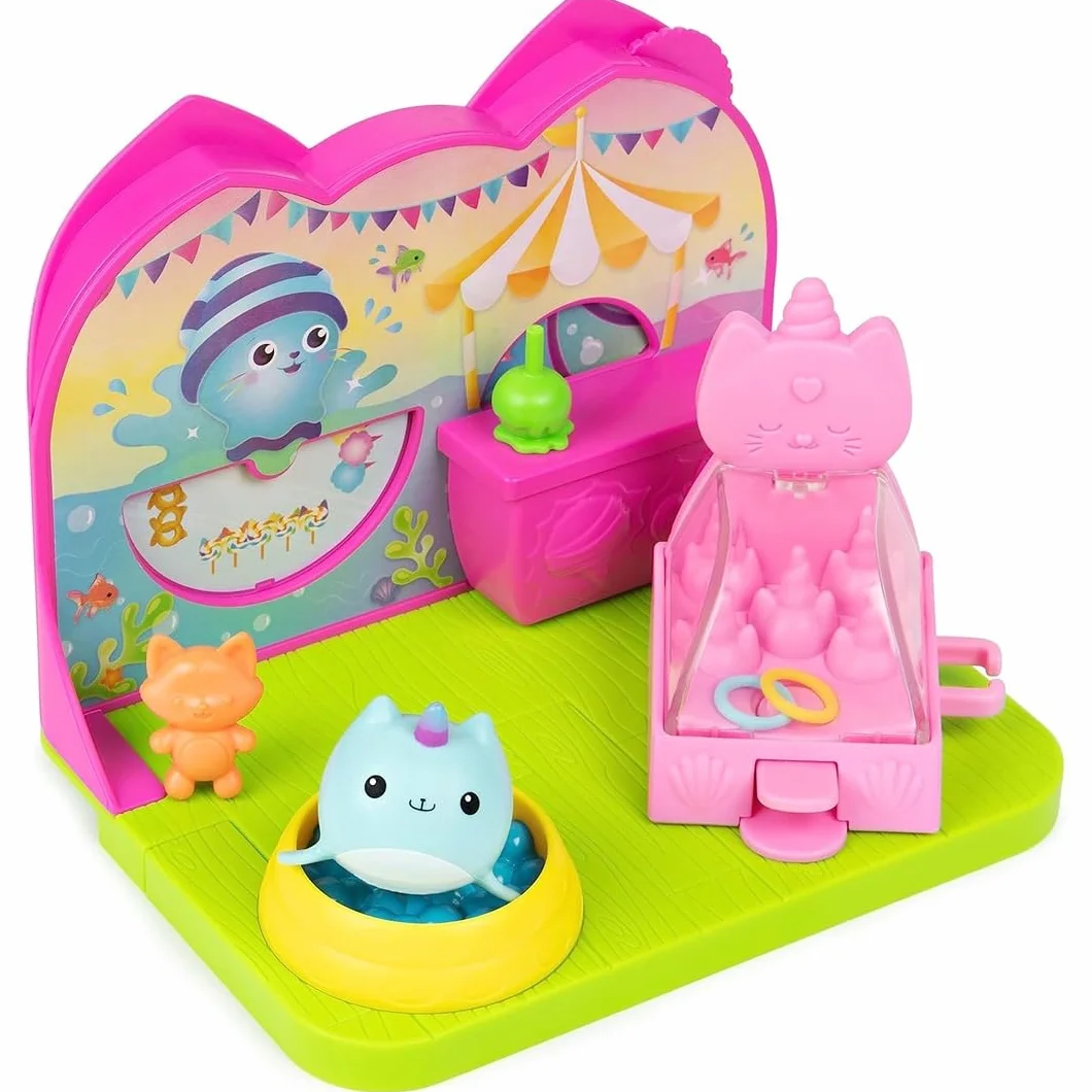 Gabby et la Maison Magique - Gabby dollhouse - Playset Deluxe Carnevale - 1 statuetta + accessori - pezzo per casa delle bambole - cartone animato Gabby e la casa magica - giocattolo per bambini 3