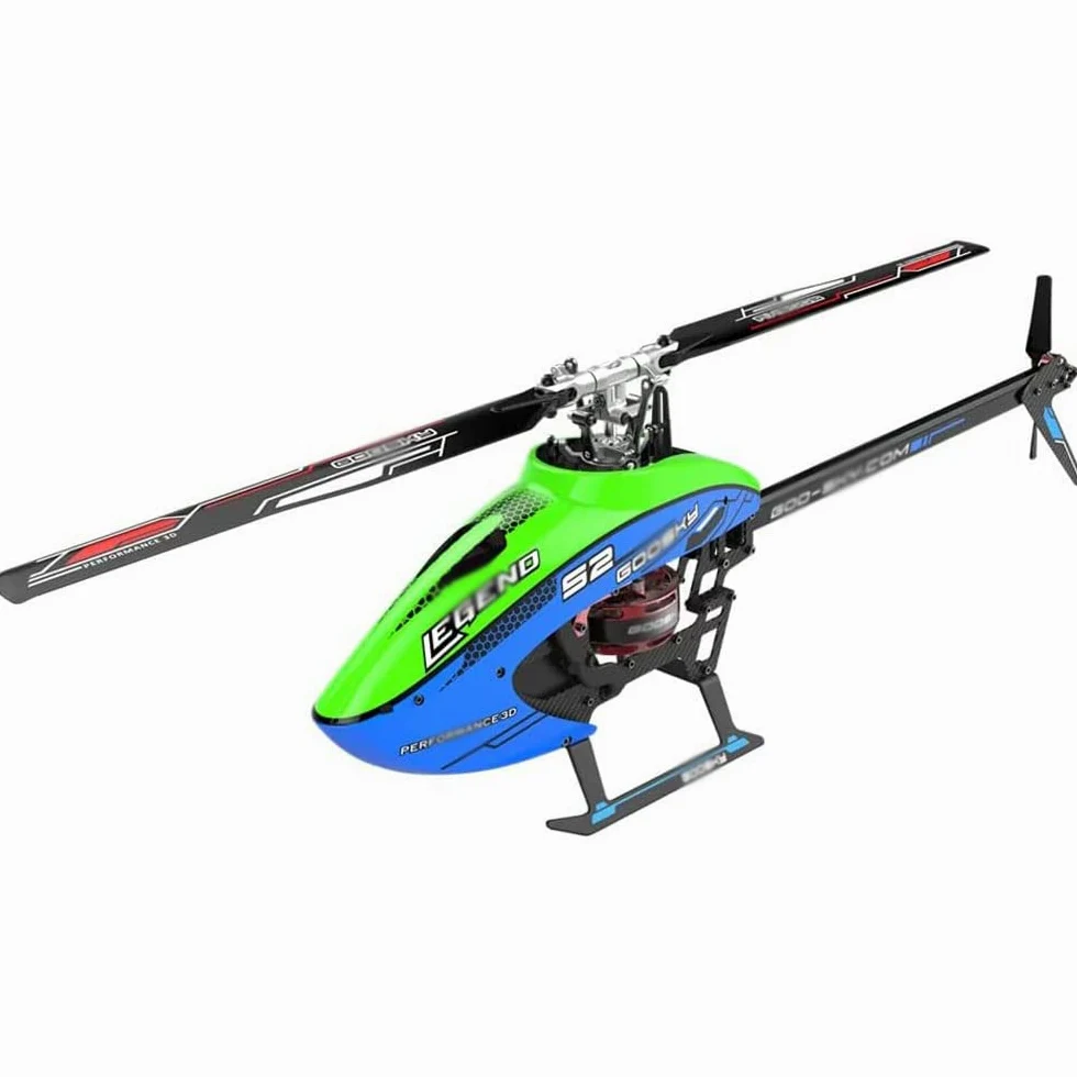 GUYANA Elicottero RC per Adulti Doppi Motori brushless Direct-Drive 6CH Elicotteri RC Regolatore di Volo Regolabile, Motore Digitale con Denti Interamente in Metallo Aereo telecomandato 3