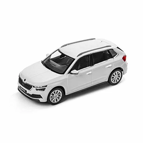 Skoda 658099300S9R Kamiq - Modellino Auto in Miniatura, Scala 1:43, Colore: Bianco