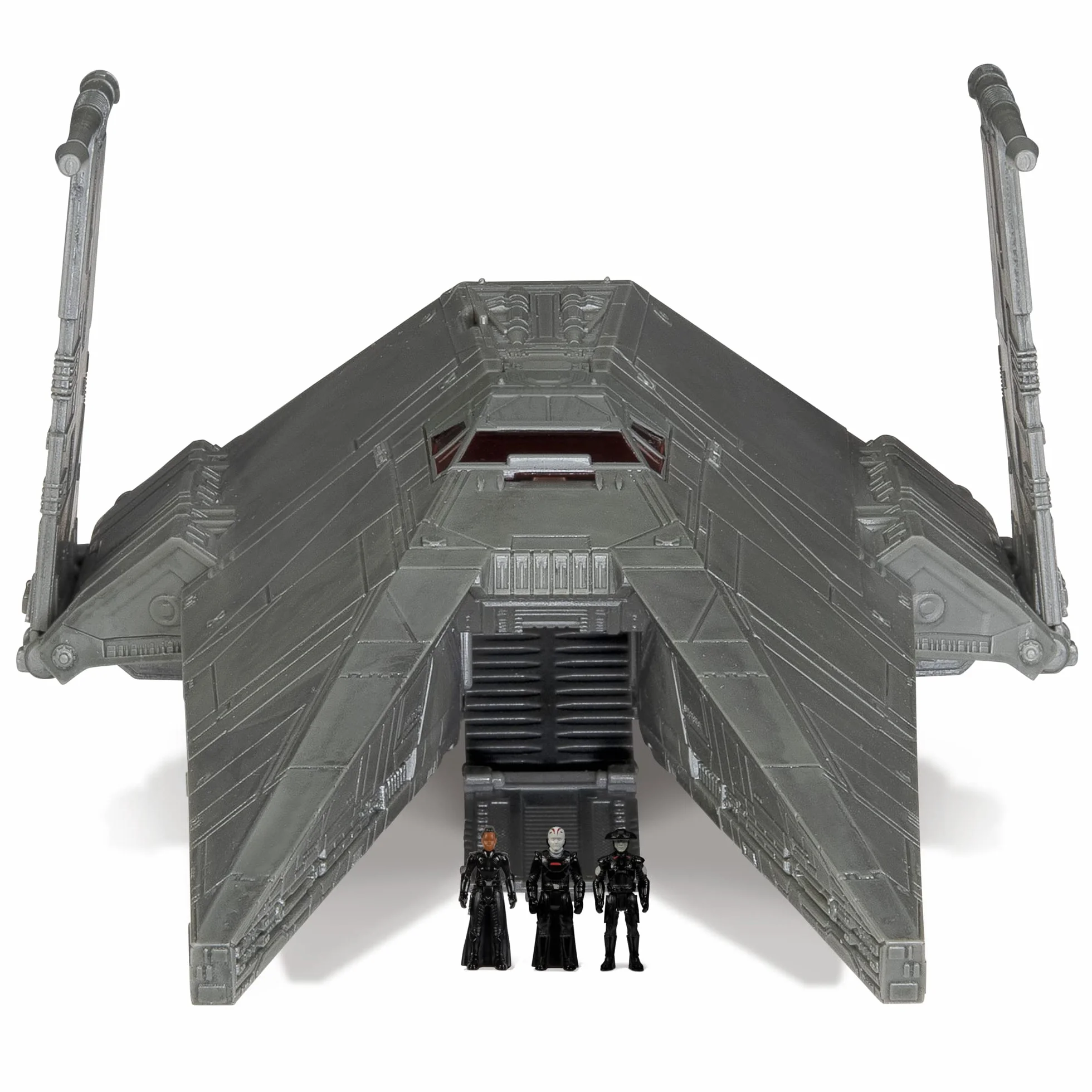 Star Wars Micro Galaxy Squadron Inquisitor Transport Falce, veicolo di classe Starship da 17,8 cm, con tre accessori da 2,5 cm