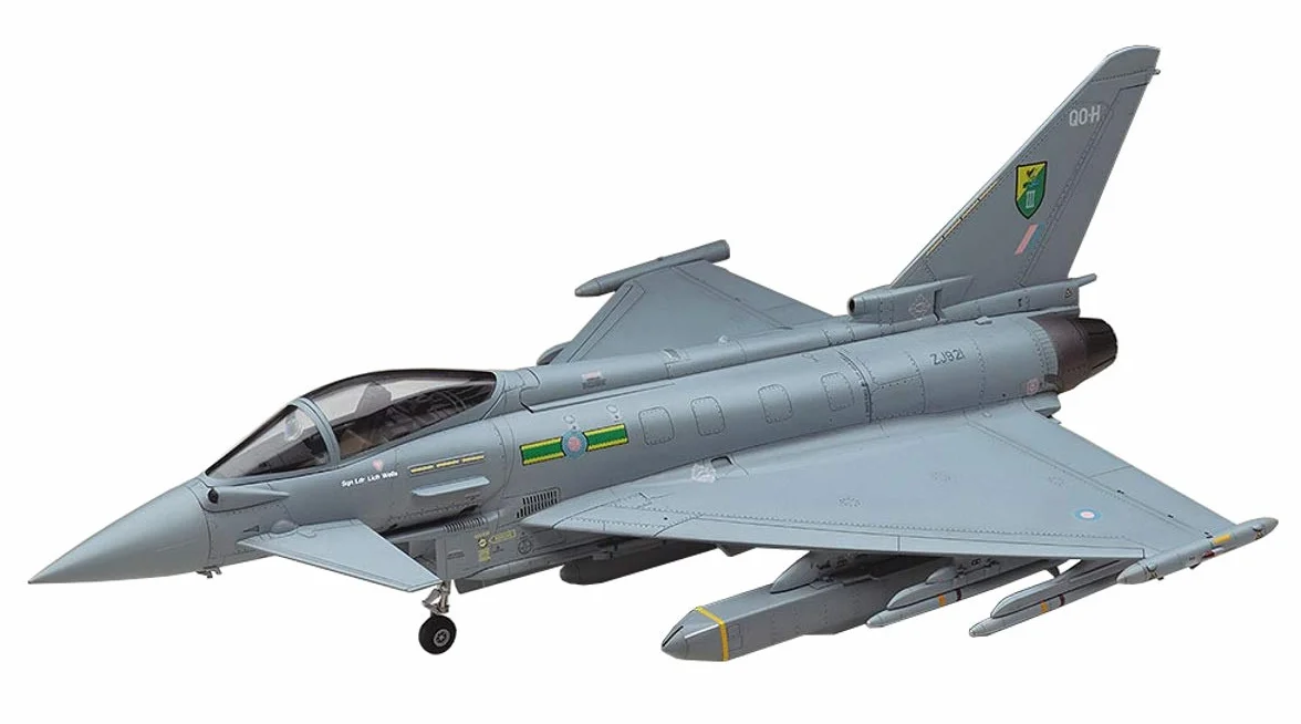 Hasegawa - Modellino Eurofighter Typhoon, Scala 1:72, monoposto