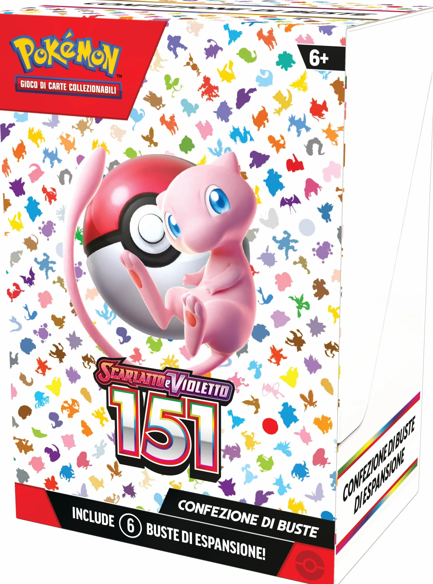 Confezione di buste dell’espansione Scarlatto e Violetto - 151 del GCC Pokémon (sei buste di espansione), edizione in italiano