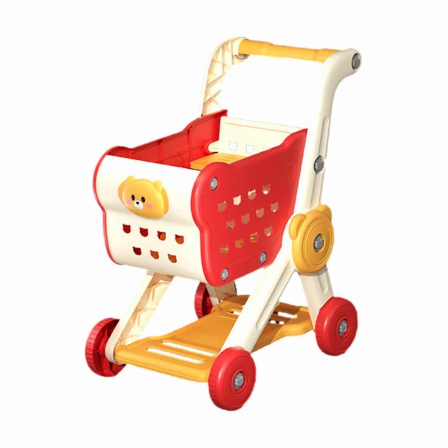 Carrello della spesa Giocattoli per bambini Divertimento educativo Mini carrelli della spesa Esperienza di stoccaggio interattiva Carrello a mano del