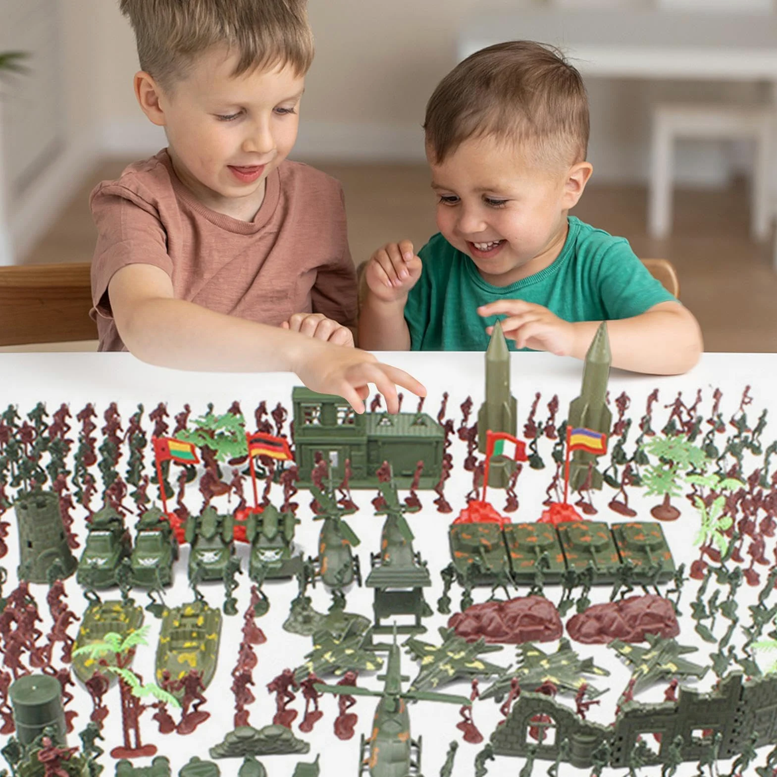 Soldatini da uomo, Soldatini da 100 pezzi, decorativi, educativi, figure di | Soldatino per decorazioni per feste per bambini, apprendimento in classe, giochi fantasiosi, diorami, giochi d