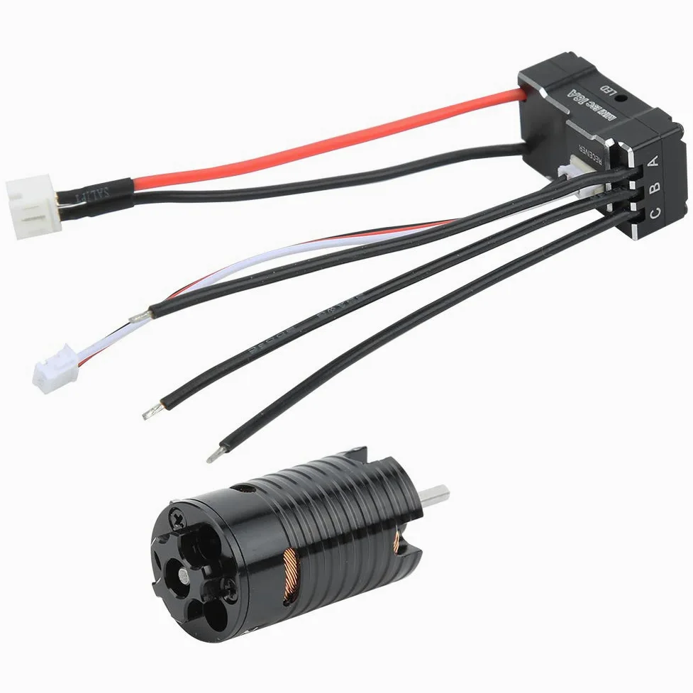 Motore brushless, 1410 Motore brushless 18A Nero ESC RC Ricambio Ricambio Accessori Motori completi Motori elettrici e parti (nero) 2500KV)