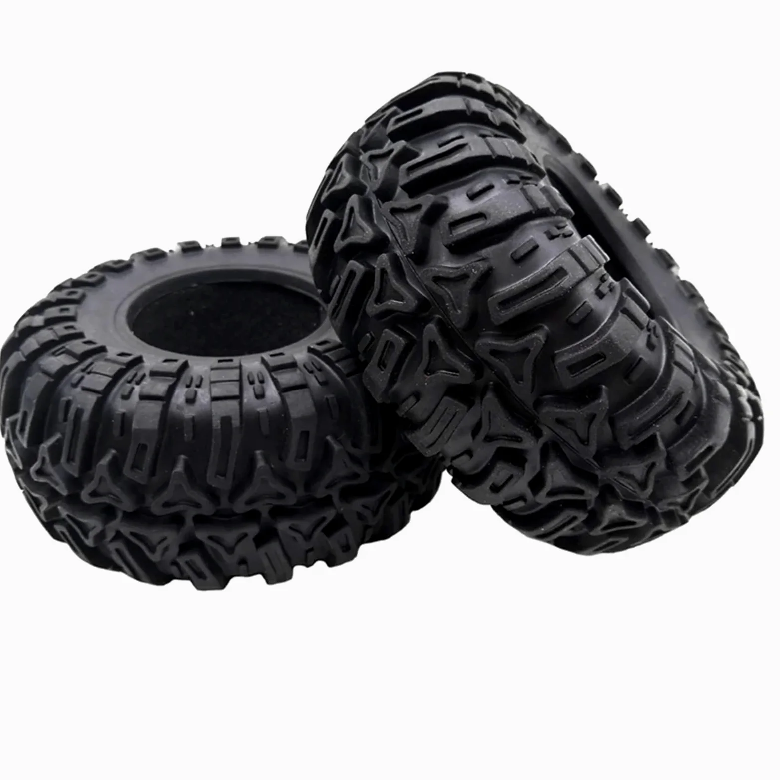 Compatibile Con Traxxas TRX4 Per Axial SCX10 Per Wraith RR10 4 Pezzi Pneumatici In Gomma Da 2,2 Pollici 128X60MM Per 1/10 RC Crawler RC Car Ruota