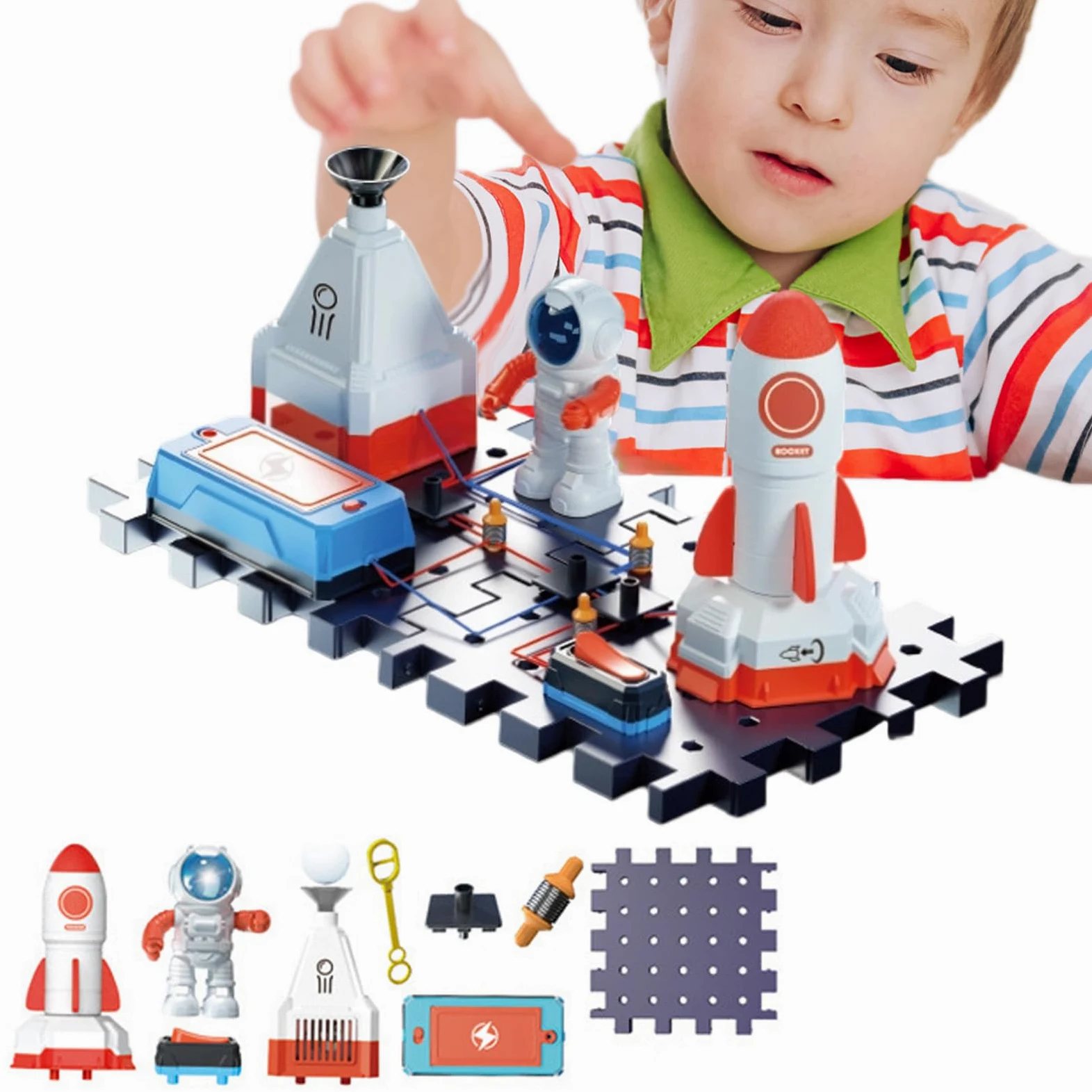 Kit Di Scienza Dei Circuiti Educativo Di Fisica Sperimentale | Giocattoli Educativi 7-14 Anni con Costruzione Fisica
