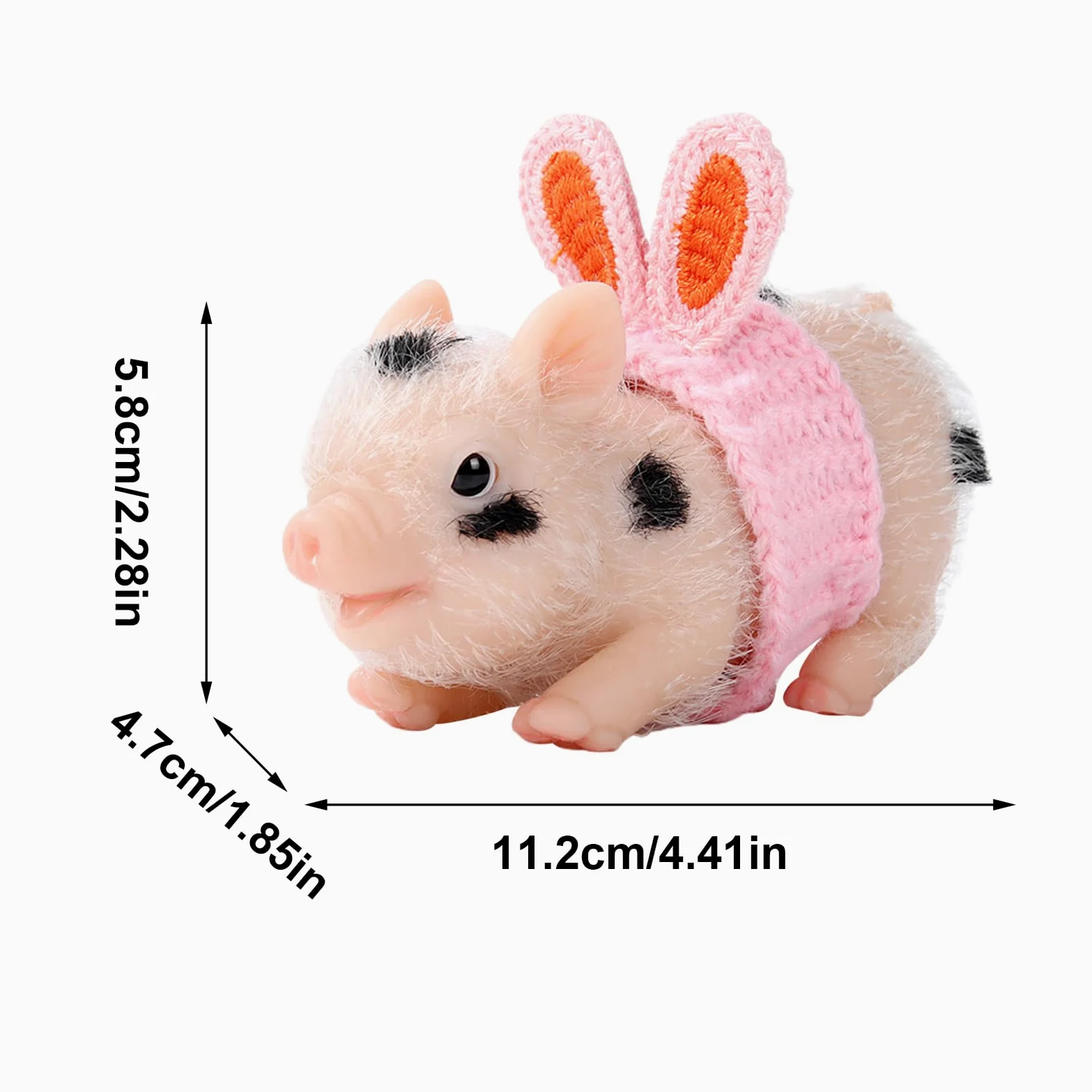 Giochi di animali per bambini, giocattoli animali per bambini Pigletti | Birthday Christmas Stocking Stuffer, divertenti decorazioni per la casa per ragazzi