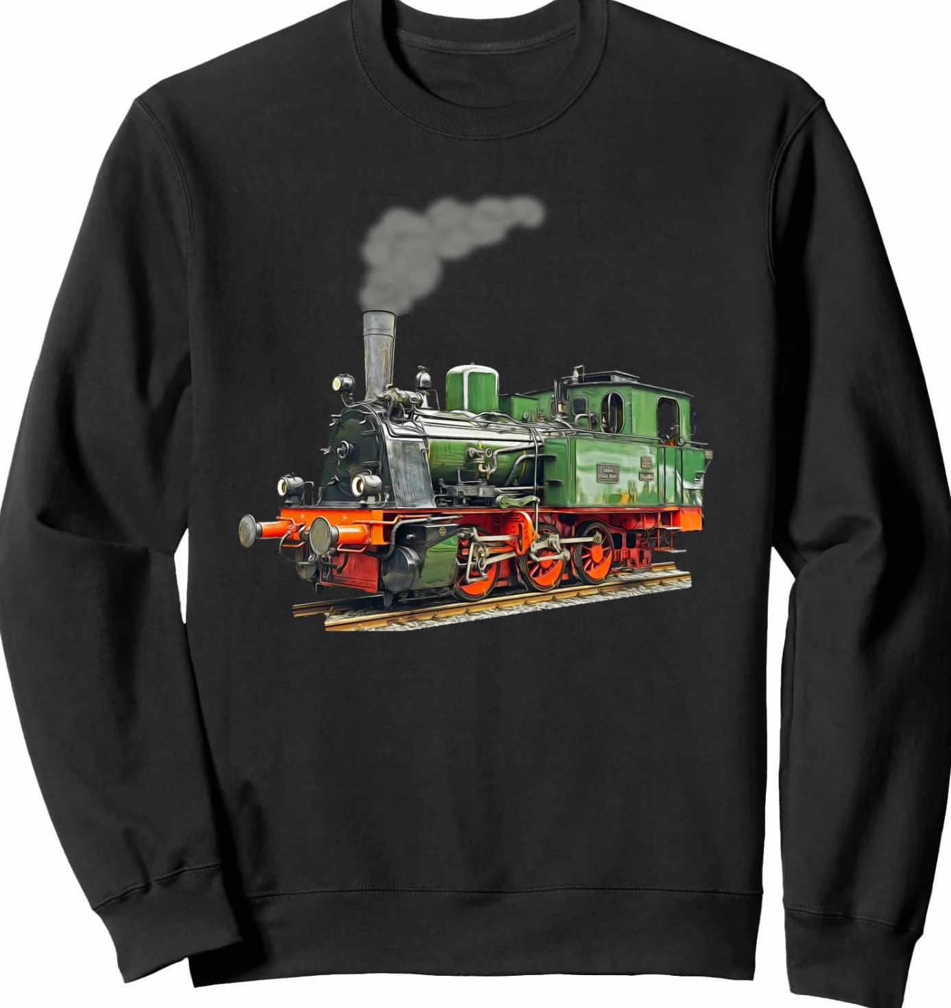 Locomotiva I Locomotiva ferroviaria realistica Felpa