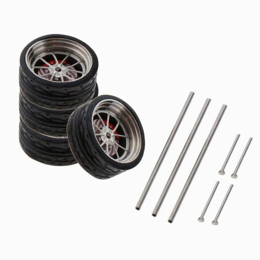 Accessori Auto Modello 1/64 – Ruote Alluminio | cerchi rimovibili, per collezione, adulti